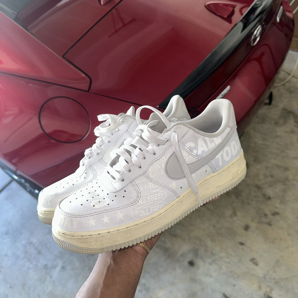 Nike Nike Air Force one “1-800 Air Force one” Size 10 Size US 10 / EU 43 - 6 Thumbnail