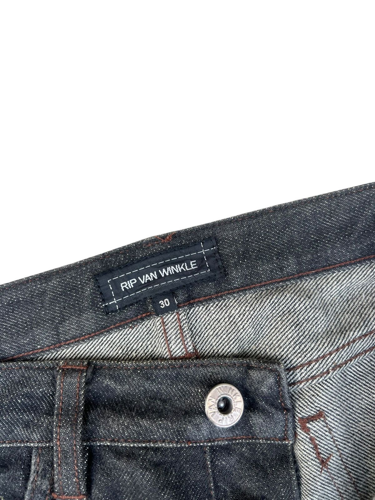 RIPVANWINKLE RIP VAN WINKLE Made in Japan Buttonfly Denim Jeans Size US 30 / EU 46 - 7 Thumbnail