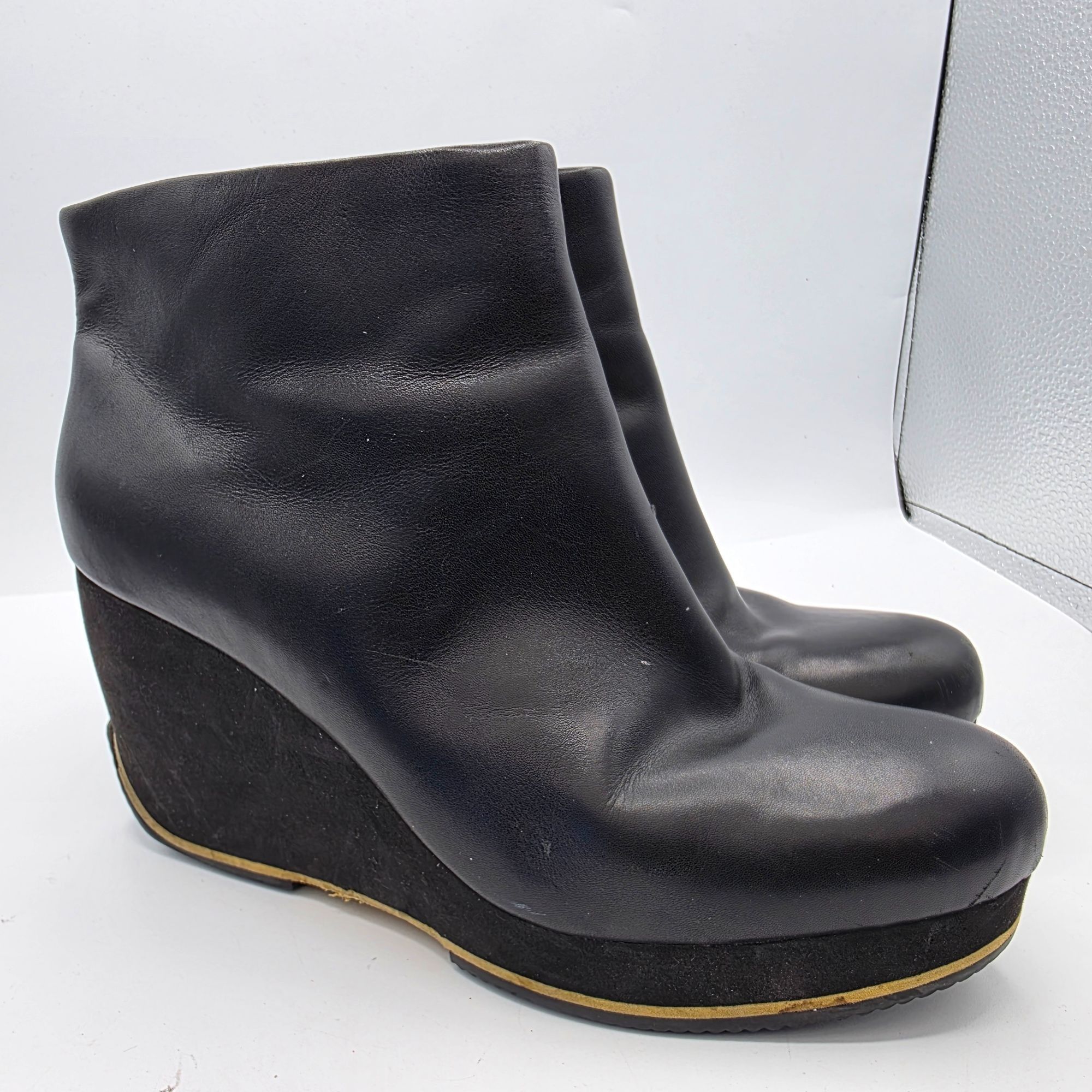 Camper Camper Together Romain Kremer Womens Size 8.5 Black Wedge Bo Size US 8.5 / IT 38.5 - 1 Thumbnail
