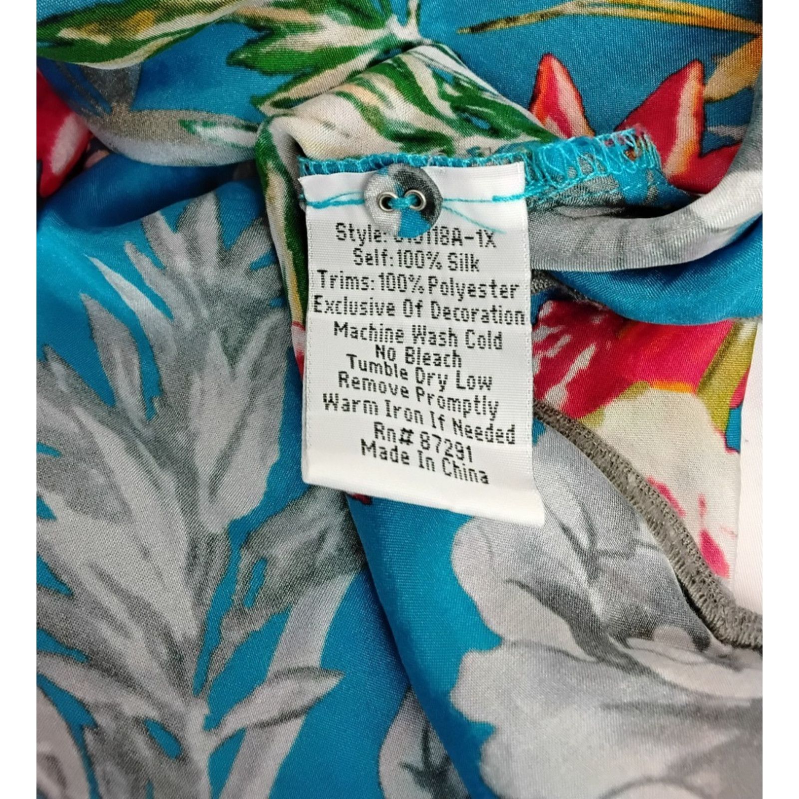 Johnny Was Johnny Was Silk Dress/Tunic Women's M/L Floral Size L / US 10 / IT 46 - 7 Thumbnail