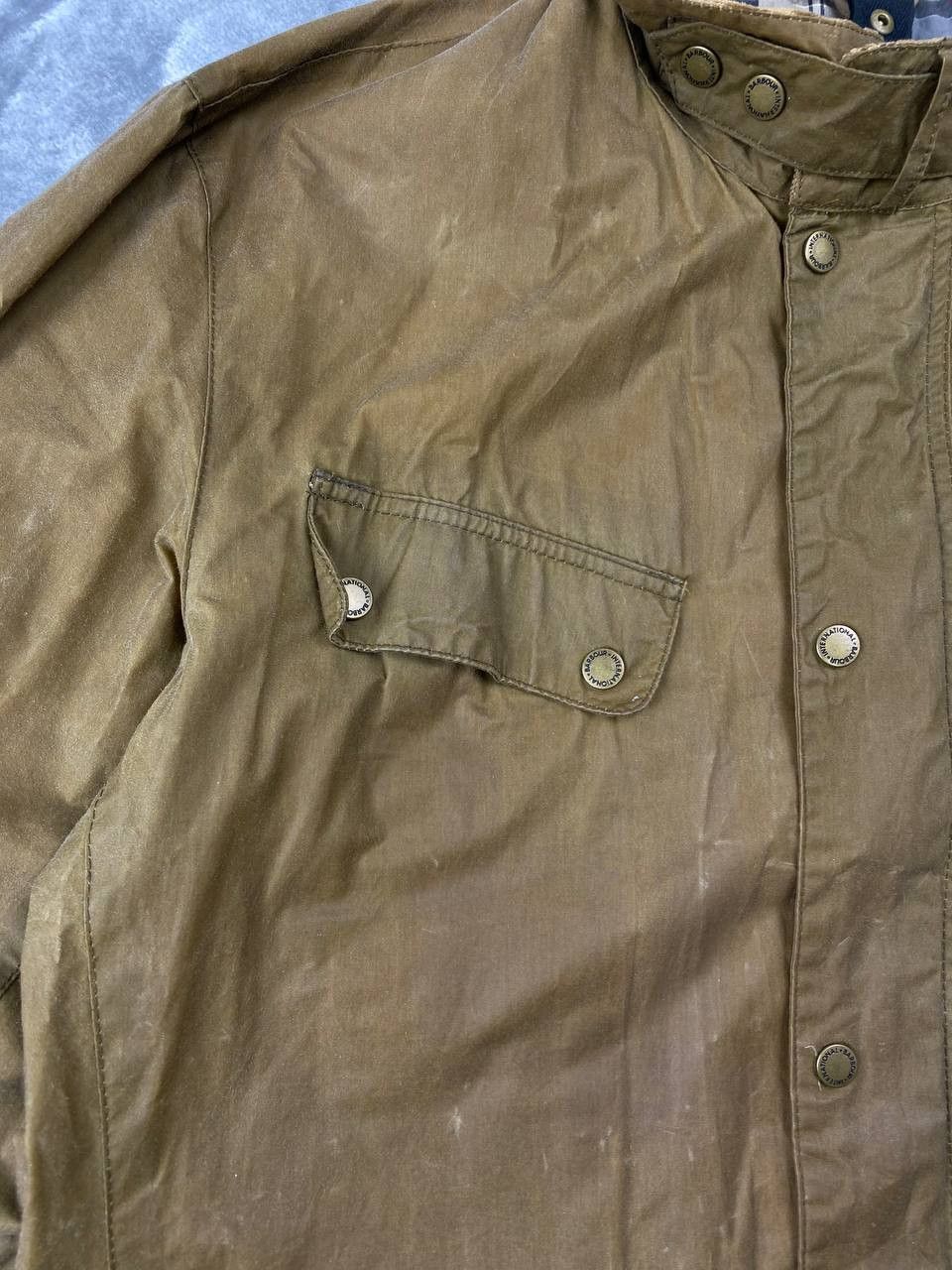 Barbour Vintage Barbour International Duke Wax Jacket Men Size 2XL Size US XXL / EU 58 / 5 - 9 Thumbnail