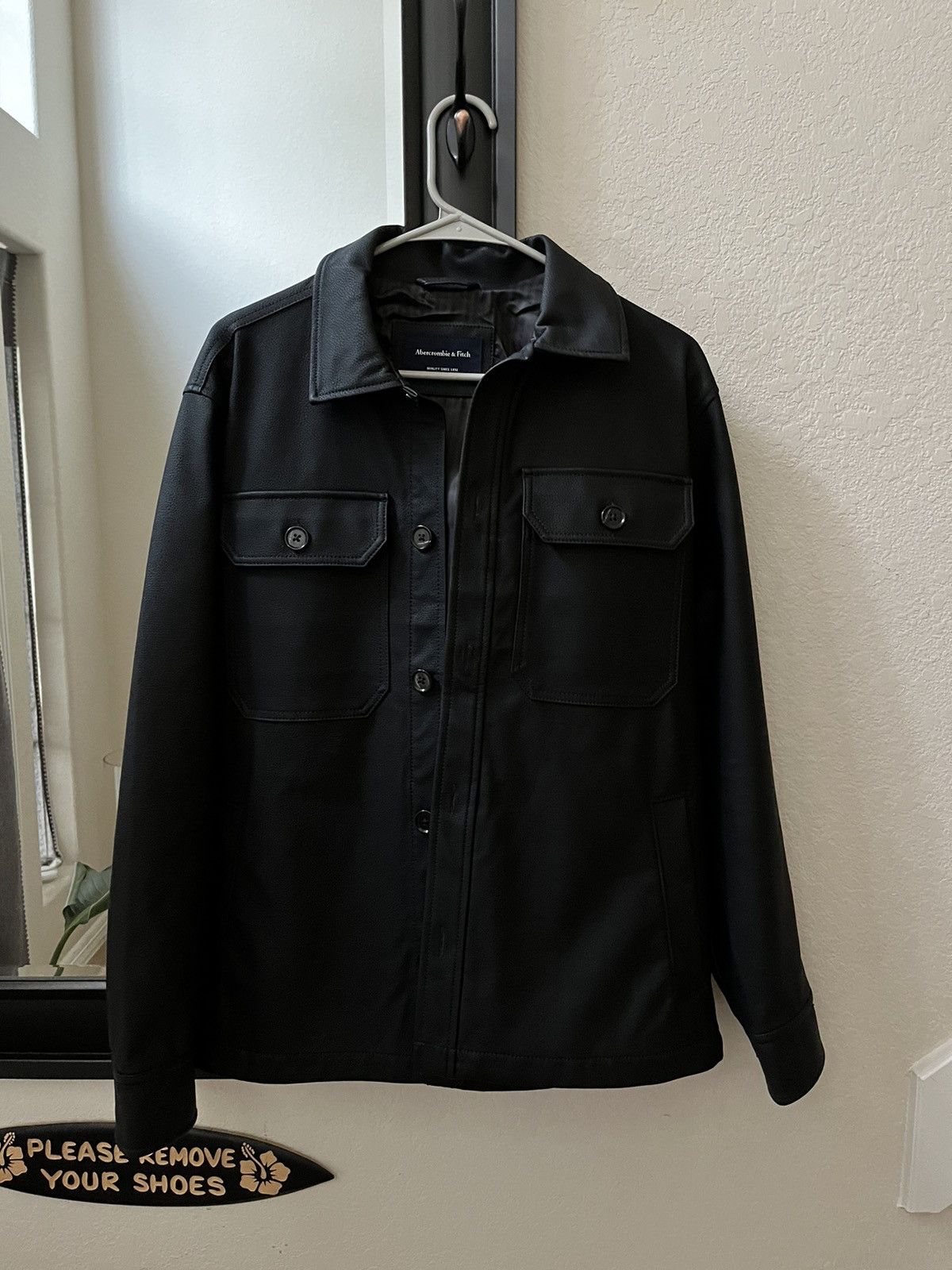 A&F Leather Jacket 🎼 (STEAL!)