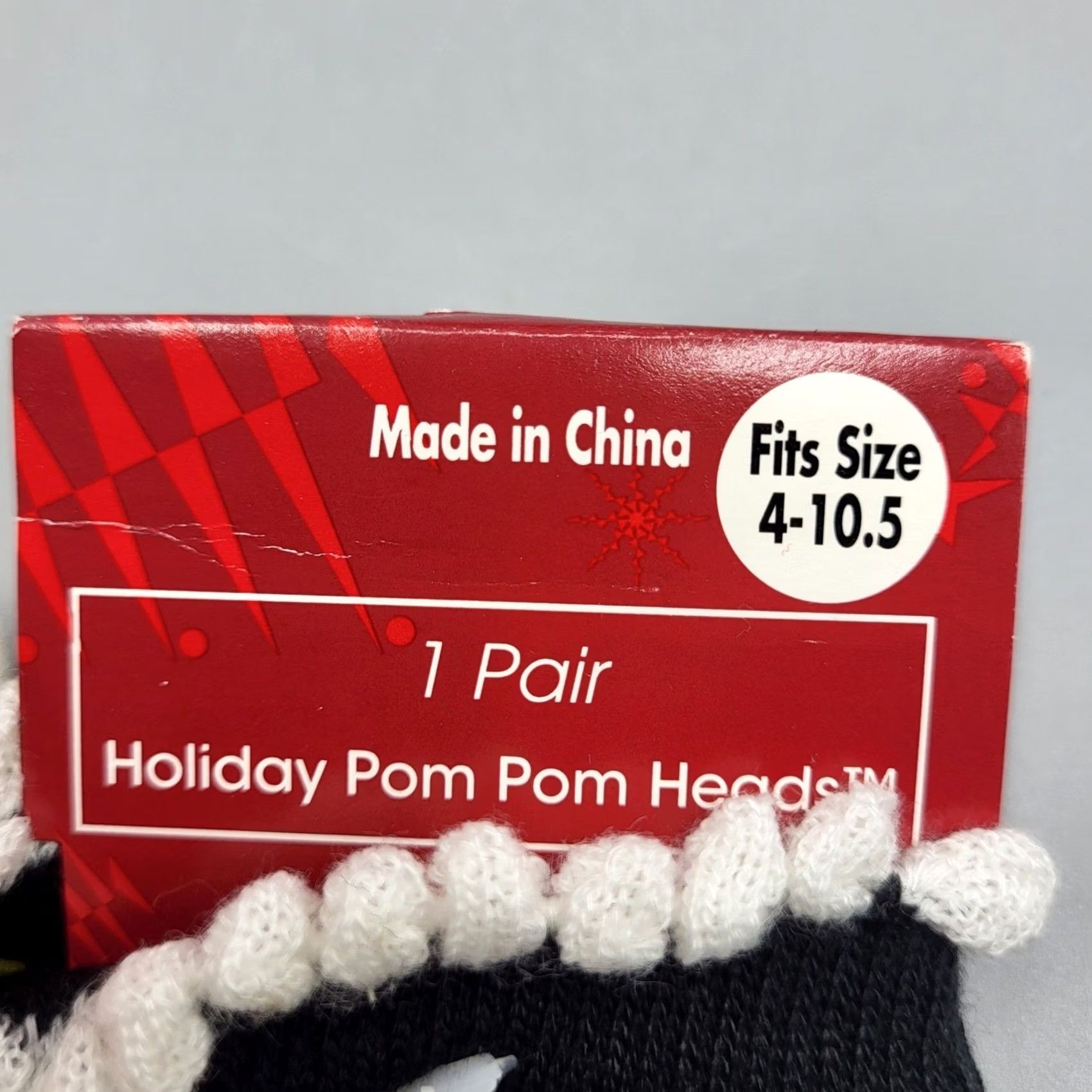 Walmart Snowman Christmas Socks Womens One Size Black 3D Plush Head Holiday Knitted Novelty Winter Socks Mens Womens Girls Boys Size ONE SIZE - 7 Thumbnail