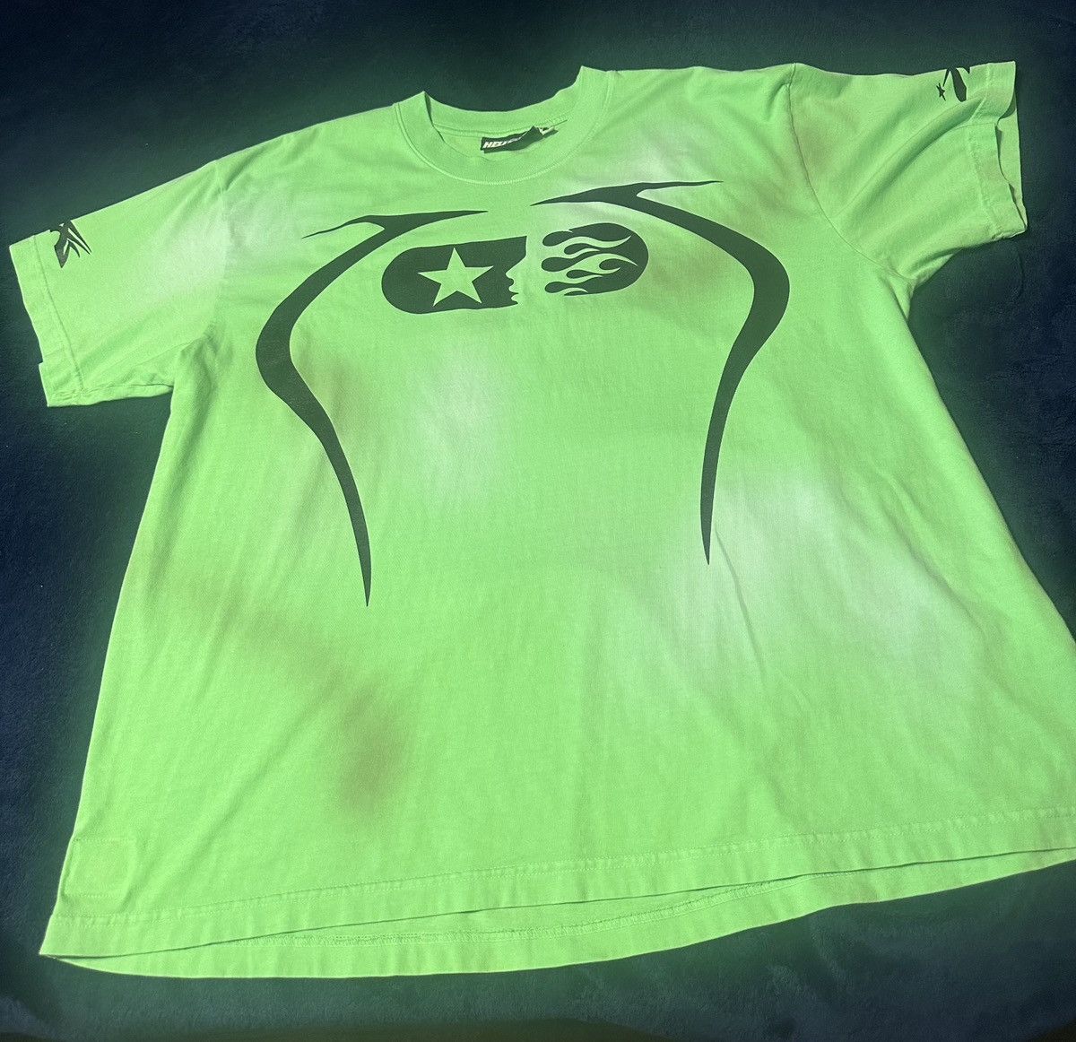 HELLSTAR HELLSTAR warm up Tee Neon Green Size US XL / EU 56 / 4 - 1 Thumbnail