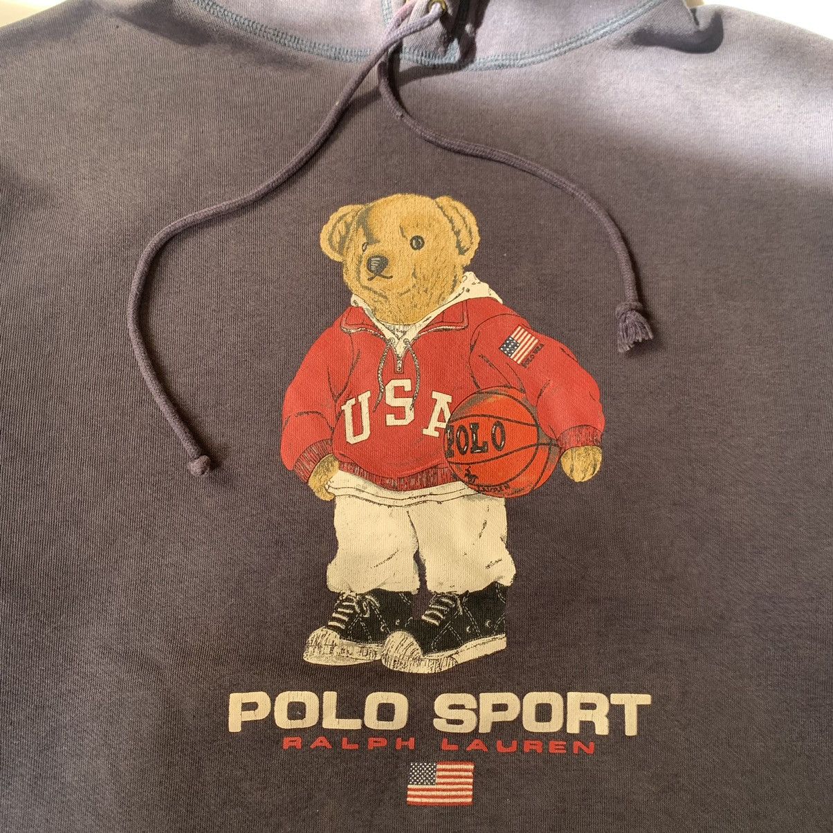 VINTAGE POLO BEAR USA BY POLO SPORT RALPH LAUREN HOODIE