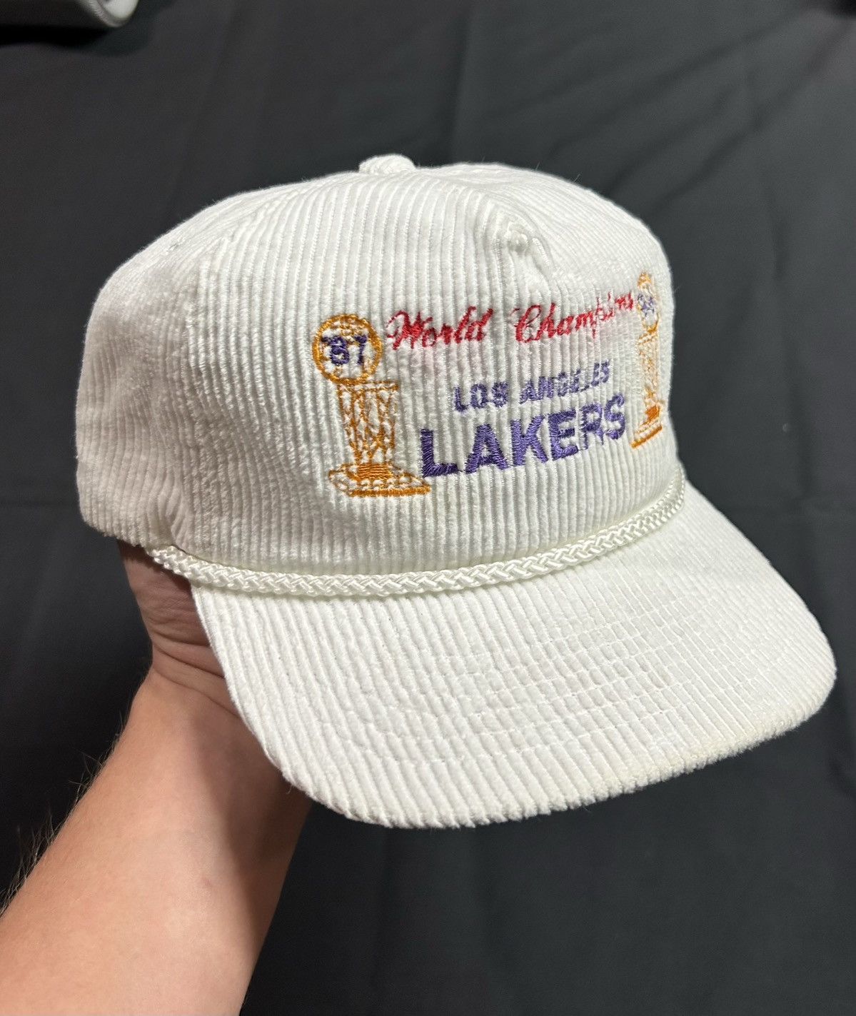 Lakers corduroy hat online