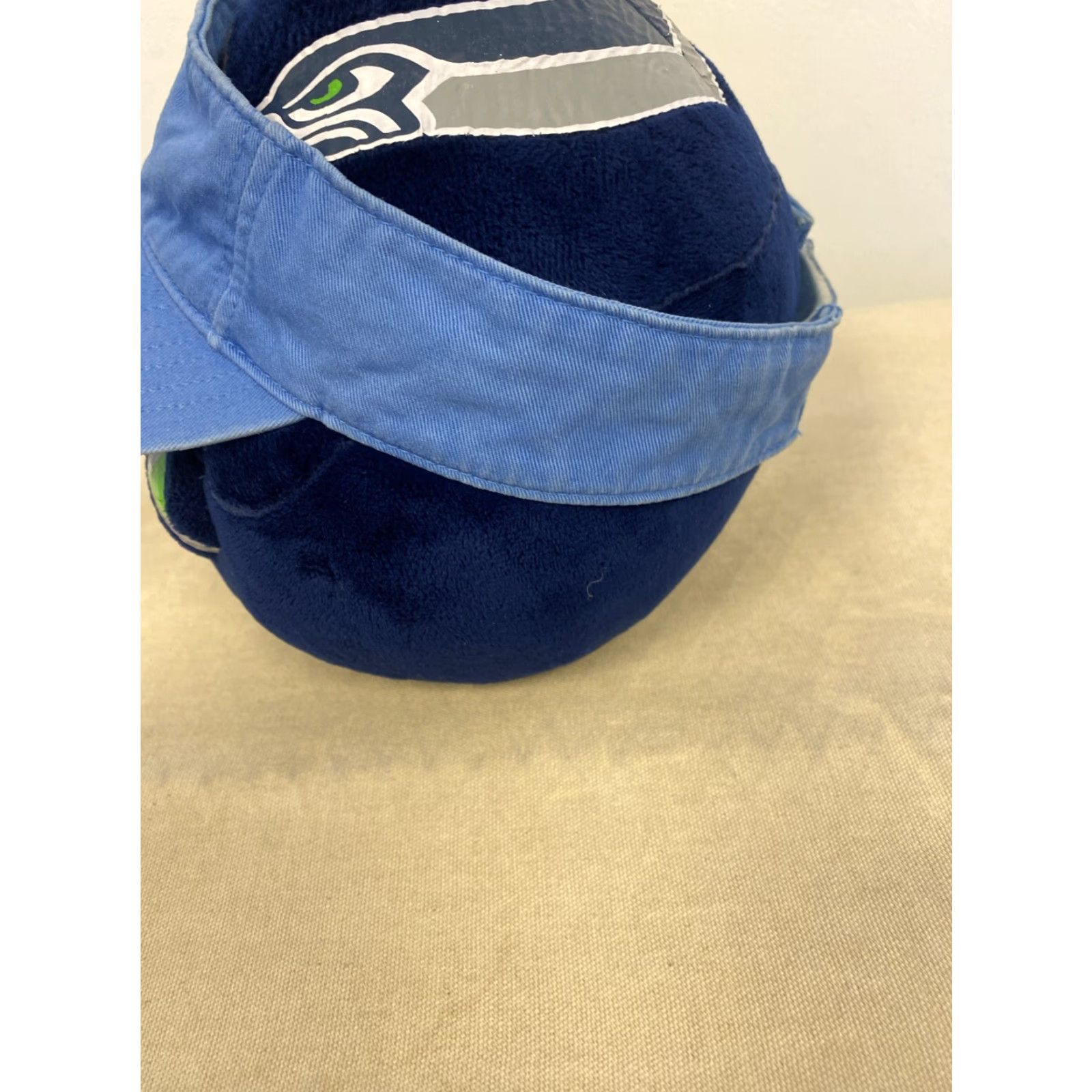 Adidas Adidas Logo Visor Hat One Size Blue Cotton Blend Adjustable Casual Sportswear Mens Size ONE SIZE - 3 Thumbnail