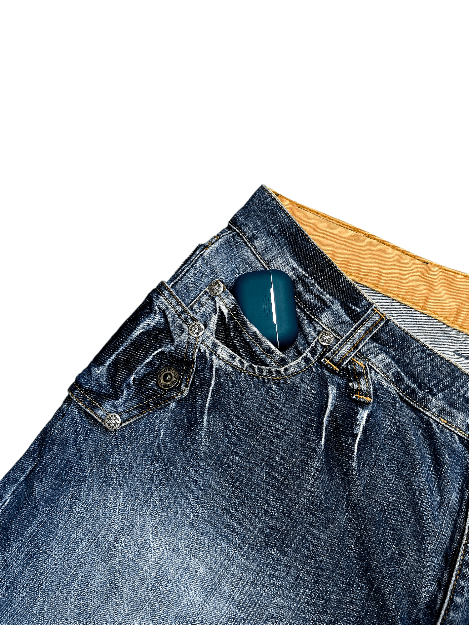 Dsquared2 💀 DSQUARED2 VINTAGE JEANS ITALY SKULL NAVY LUXURY Y2K DENIM Size US 38 / EU 54 - 8 Thumbnail