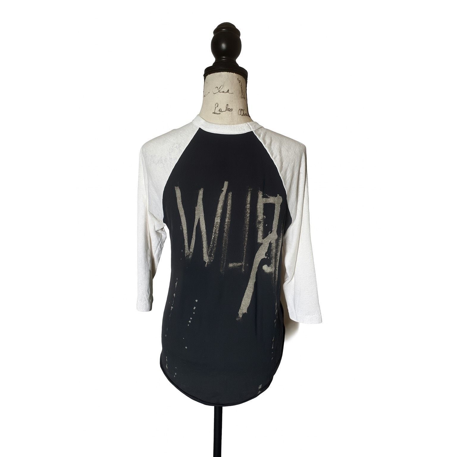 Other Black & White Distressed Graphic Raglan Tee Size M (Edgy Str Size M / US 6-8 / IT 42-44 - 2 Thumbnail
