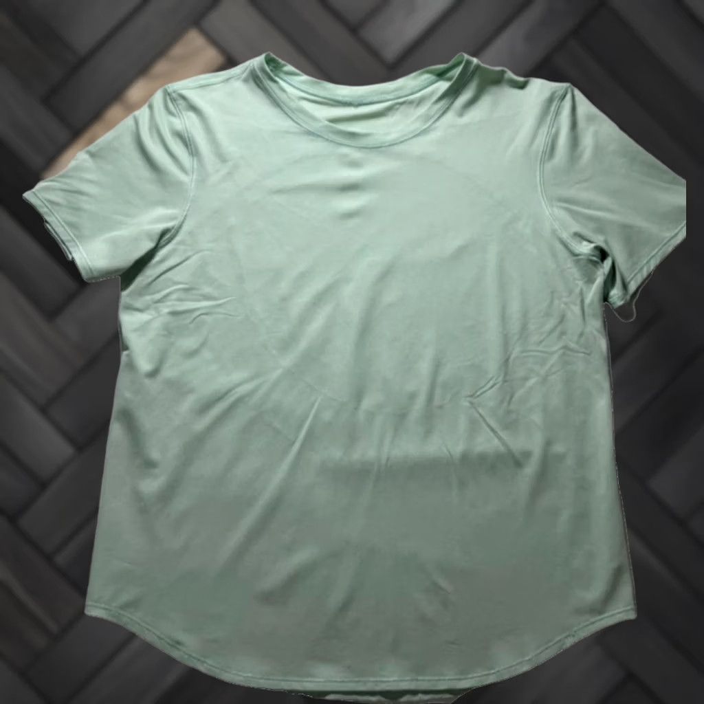 Lululemon Lululemon High-Neck Running And Training T-Shirt | M Shirt Women Green Spring,Summer Running & Jogging 90s (if applicable) Mens Womens Boys Girls Size M / US 6-8 / IT 42-44 - 1 Thumbnail