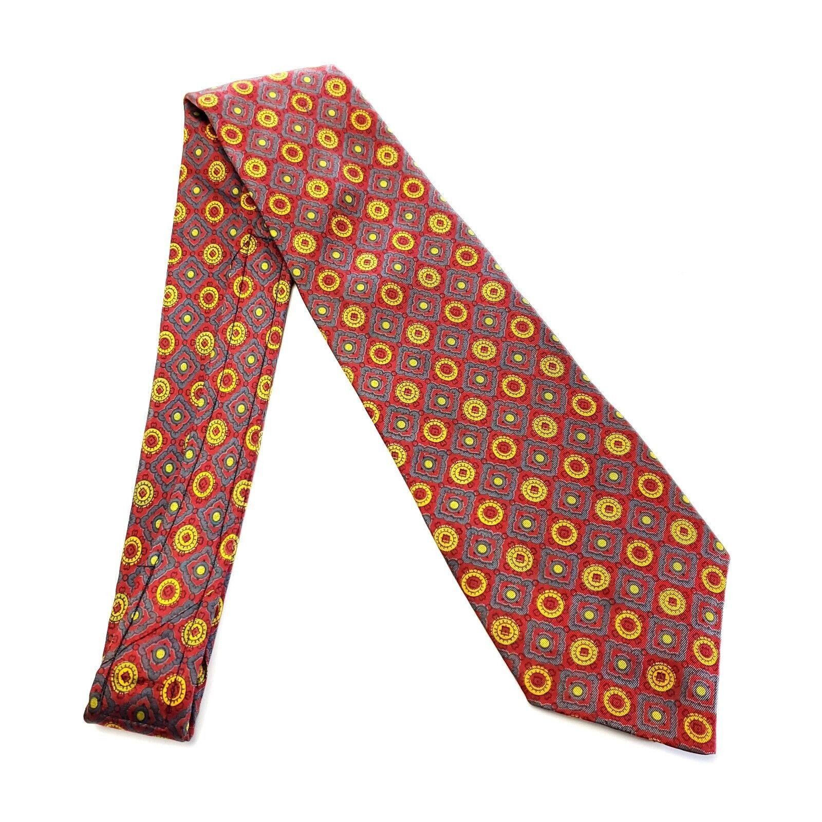 Vintage WM M Frazin Company Red Yellow Blue Geometric Print Short Wi Size ONE SIZE - 6 Thumbnail