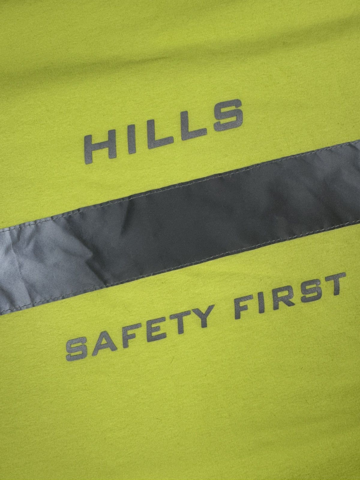 Other Hills safety first reflective neon fluo green yellow tee Size US L / EU 52-54 / 3 - 6 Thumbnail
