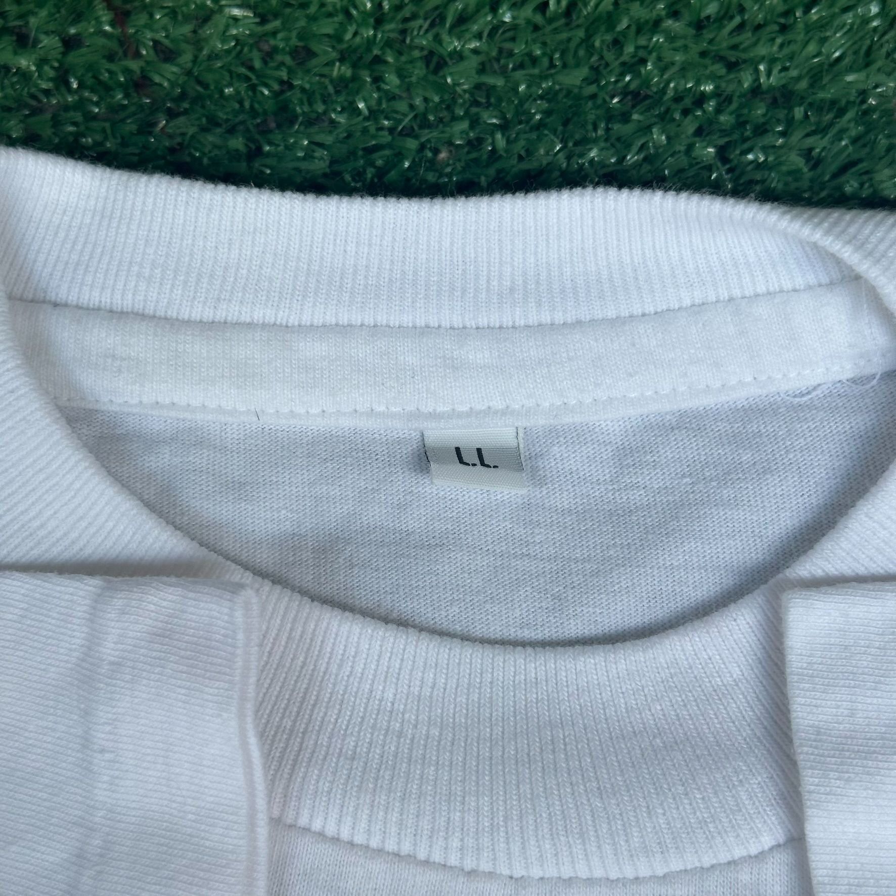 Japanese Brand Vintage 90s Japanese Kanji Letters T-Shirt Single Stitch Pun Size US L / EU 52-54 / 3 - 4 Thumbnail