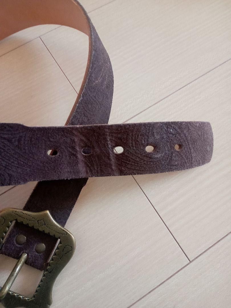Number (N)ine SS09 Paisley Leather Belt Size ONE SIZE - 3 Thumbnail