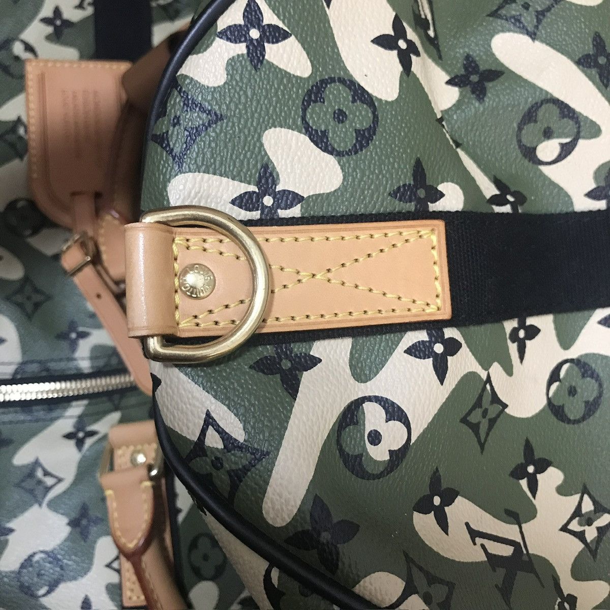 Louis Vuitton × Takashi Murakami Louis Vuitton X Takashi Keepall 55 Camouflage Monogram Size ONE SIZE - 10 Thumbnail