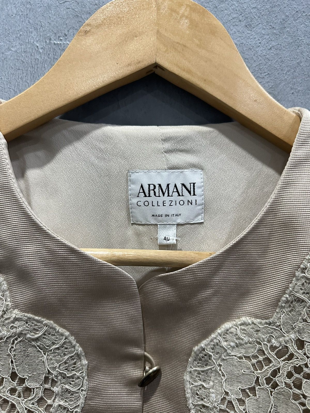 Armani Collezioni × Giorgio Armani Armani Collezioni Blouse Made In Italy Size S / US 4 / IT 40 - 3 Thumbnail