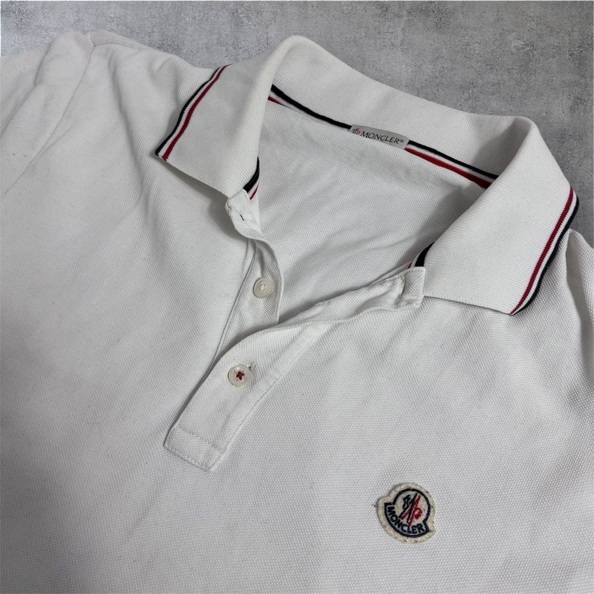 Moncler Moncler Poloshirt Size L Size US L / EU 52-54 / 3 - 2 Thumbnail