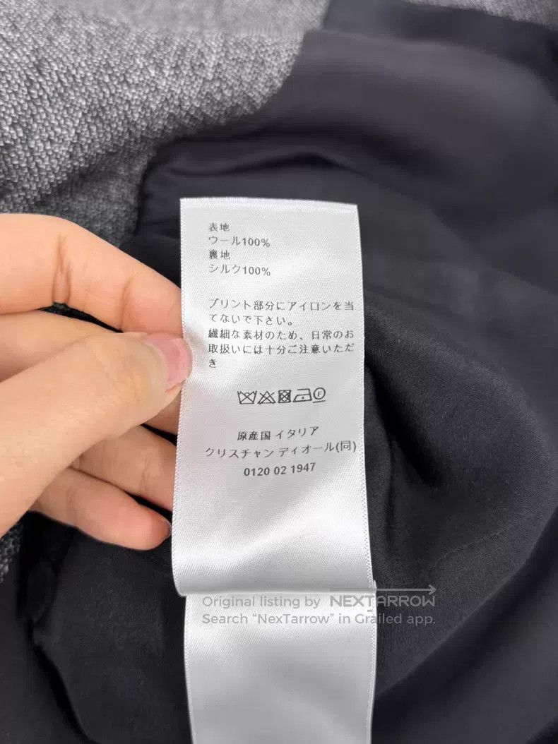Dior Dior Gray letter suit jacket Size XXS / US 00 / IT 34 - 6 Thumbnail