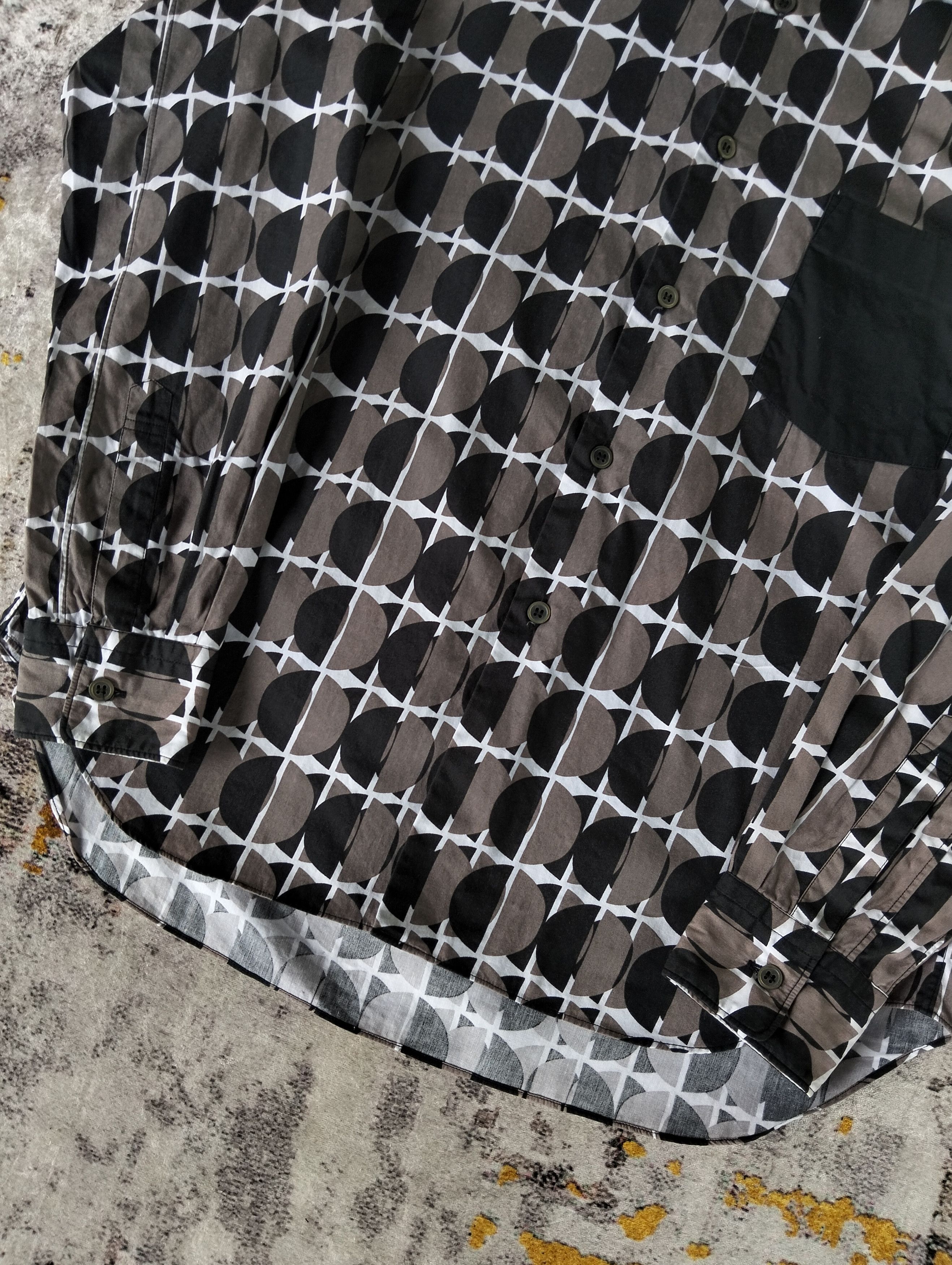 Comme des Garcons Black AD2009 Comme des Garcons Black Abstract Shirt Size US S / EU 44-46 / 1 - 3 Thumbnail