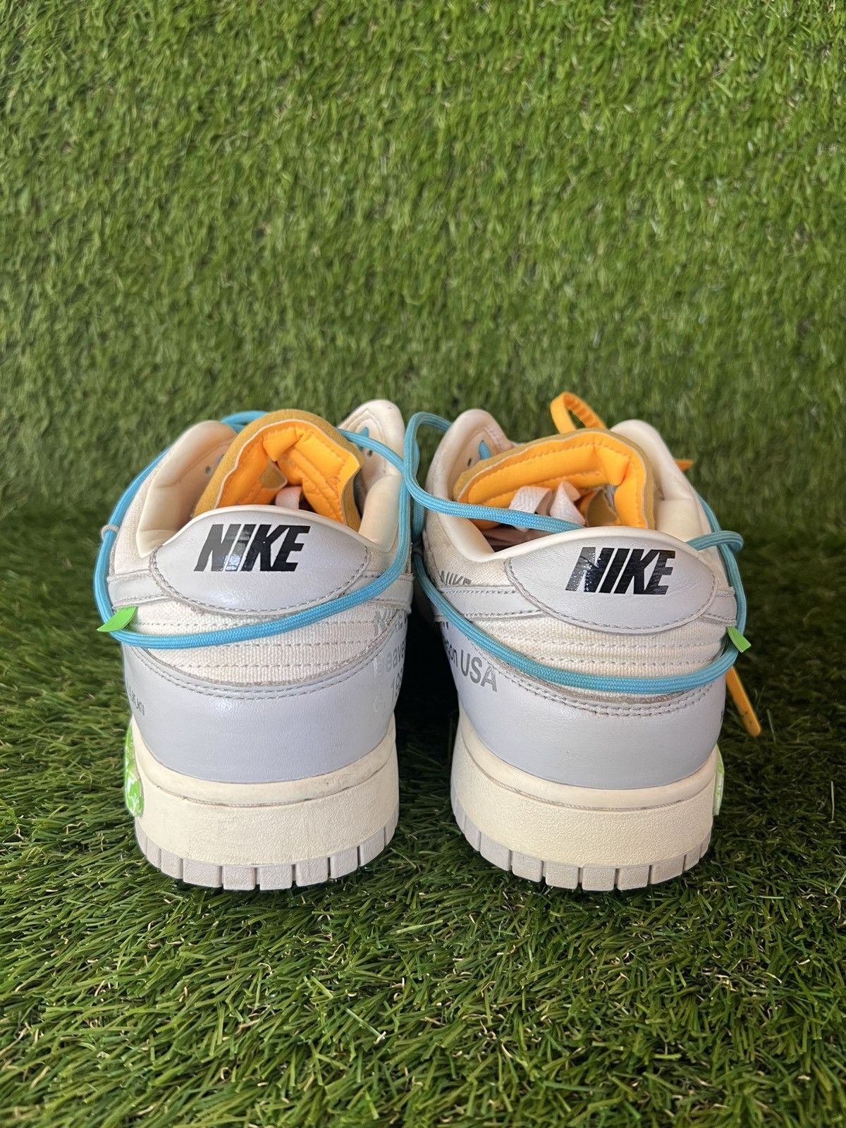 Nike × Off-White Nike Dunk Low Off-White Lot 2 Size US 12 / EU 45 - 7 Thumbnail