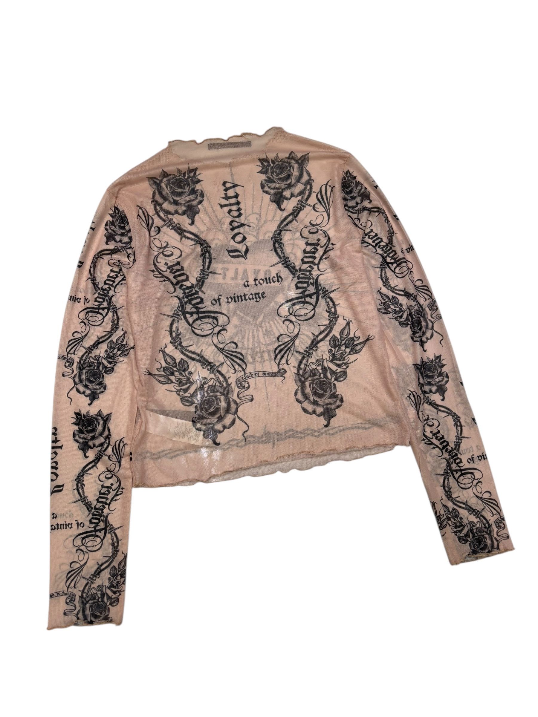 🔥GAULTIER HOMME OBJET GOTHIC MESH SHIRT