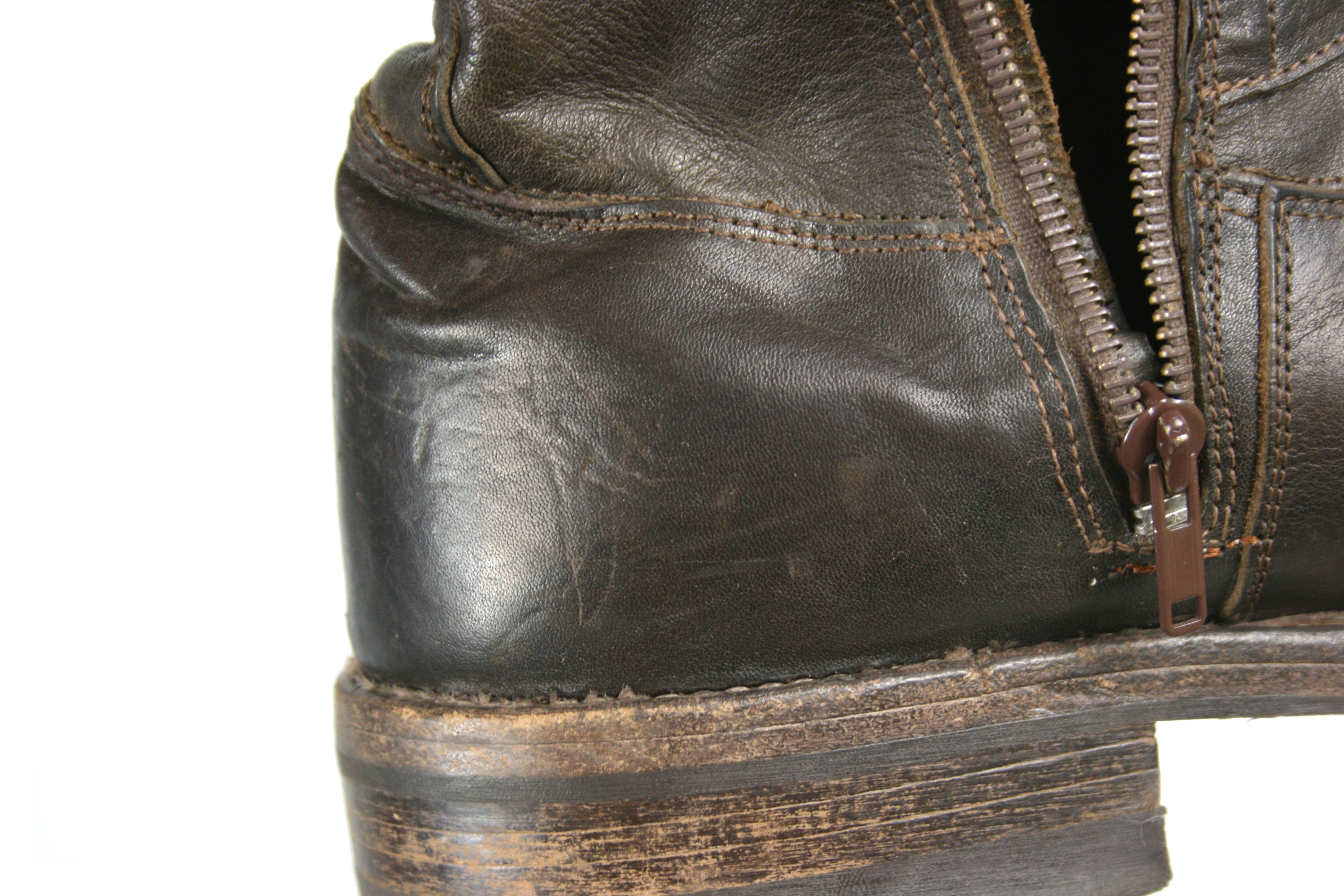 Shoto Avant Garde Engineered Biker Leather Mid Boots Size US 12 / EU 45 - 7 Thumbnail