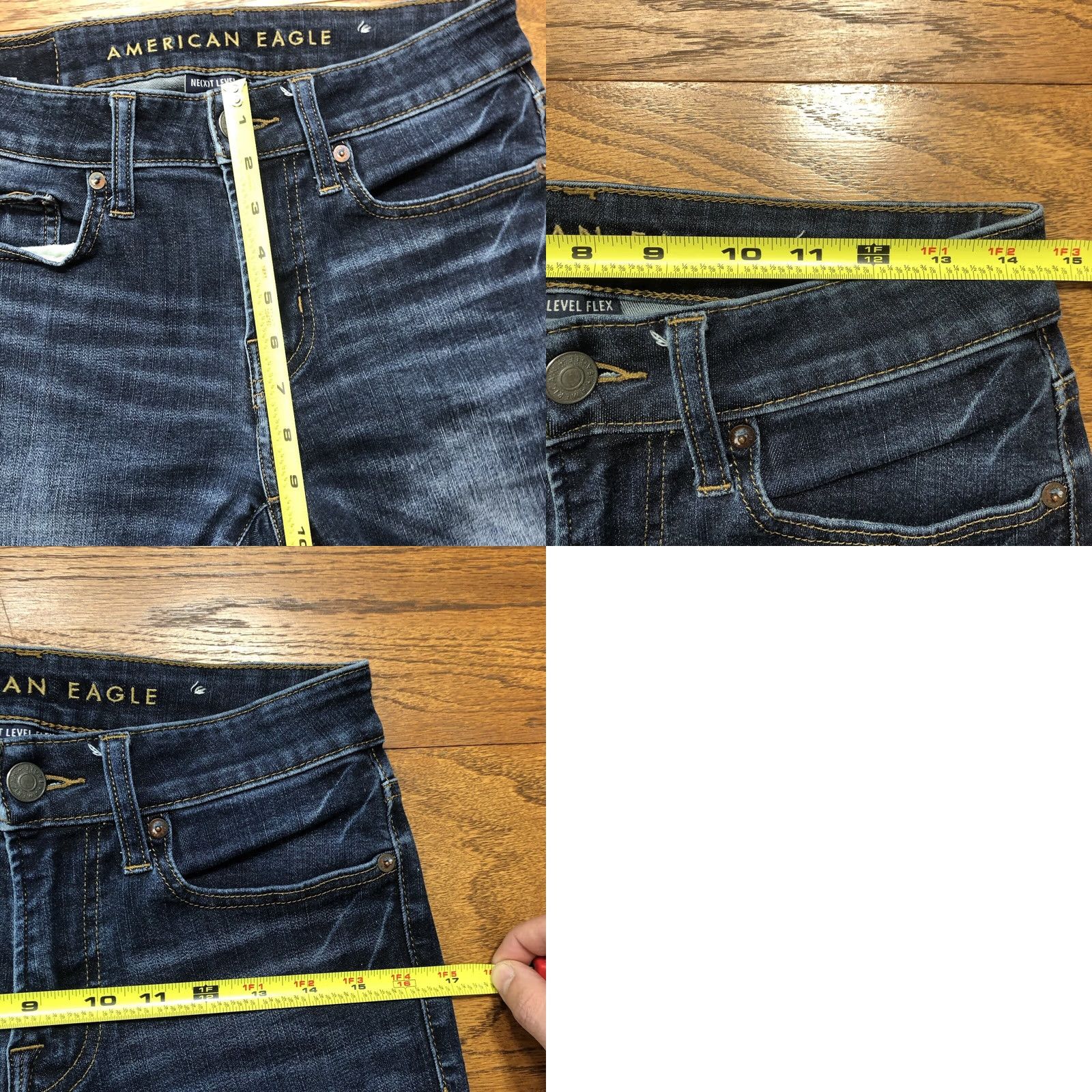 American Eagle Outfitters American Eagle Outfitters Skinny Jeans Blue 28x28 Mens Denim 5-Pocket Logo ZIP Grain? Size US 28 / EU 44 - 9 Thumbnail