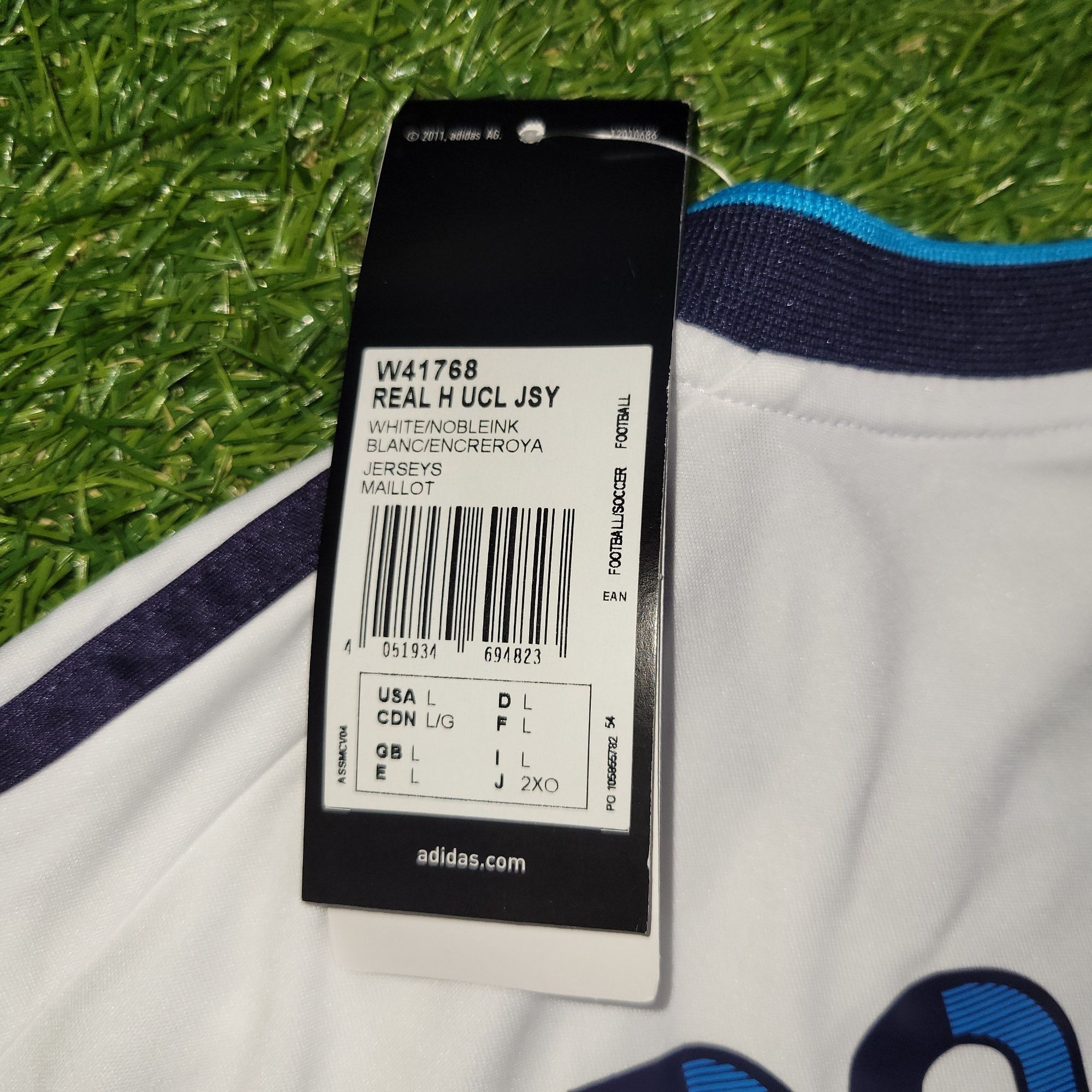 Adidas Cristiano Ronaldo Real Madrid 2012 2013 Soccer Jersey BNWT L Size US L / EU 52-54 / 3 - 6 Thumbnail