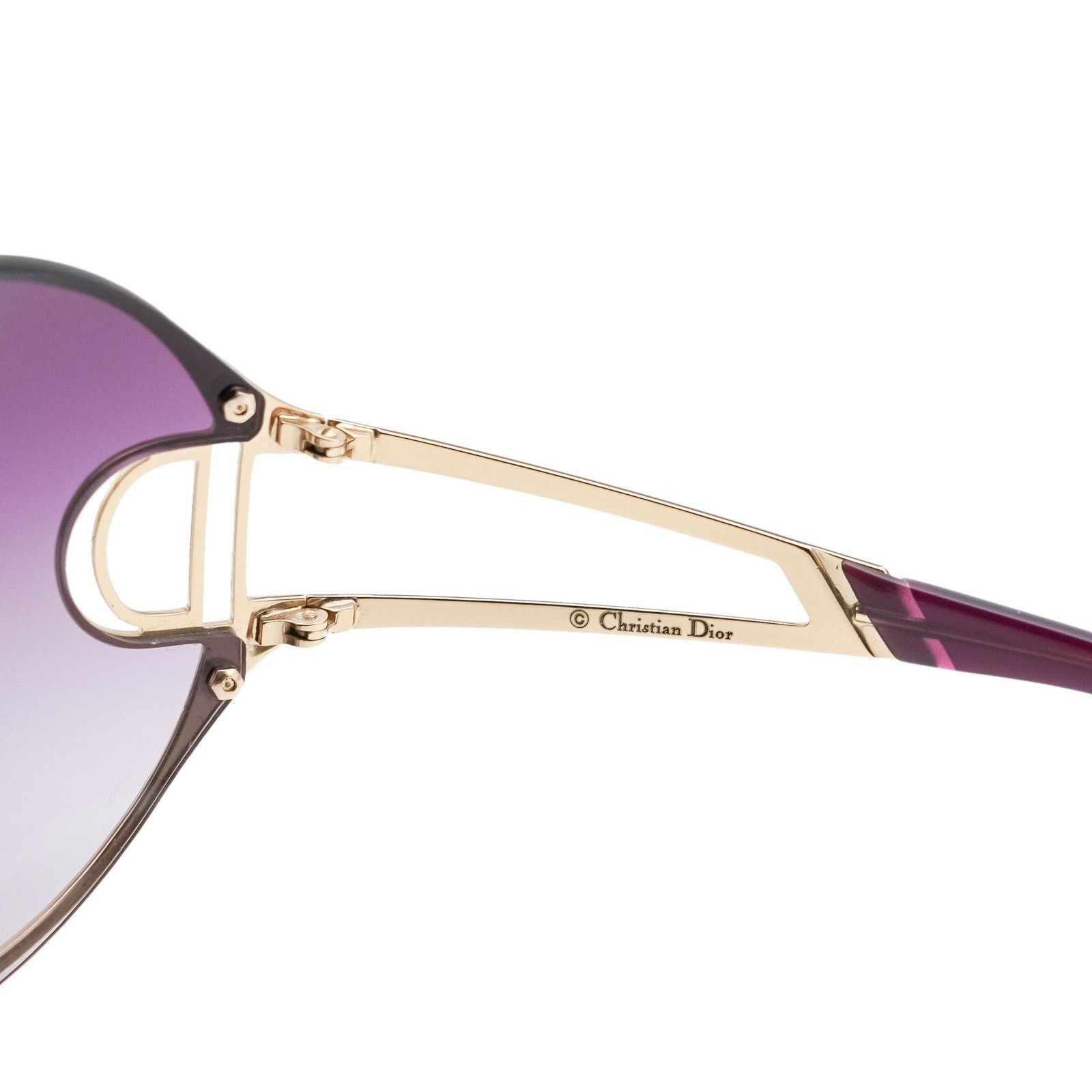 Dior Vintage Dior Diorissimo 1 D Logo Gradient Shield Sunglasses Size ONE SIZE - 4 Thumbnail