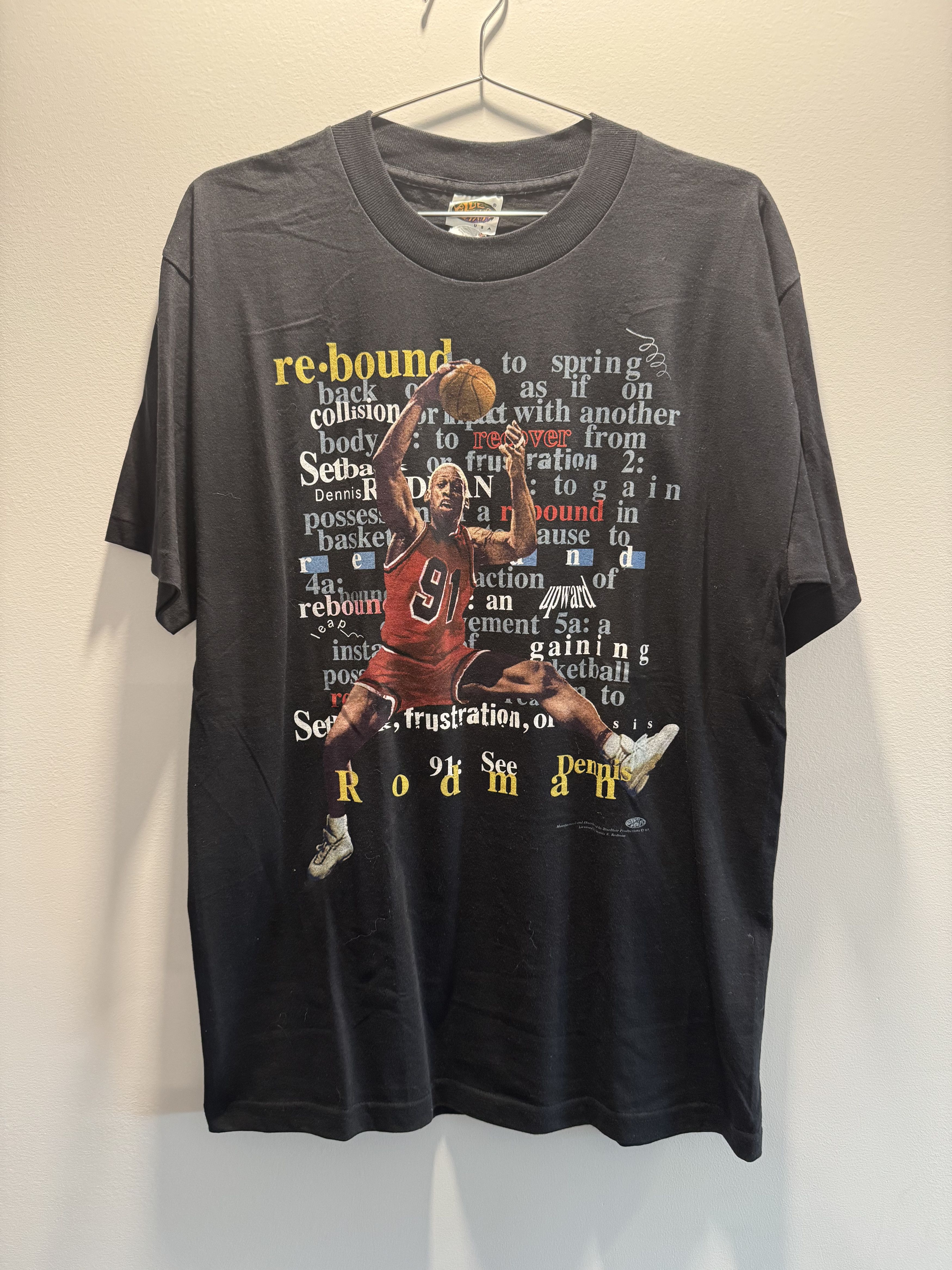 Vintage NWT 90's Dennis Rodman Crossword Size US L / EU 52-54 / 3 - 1 Thumbnail