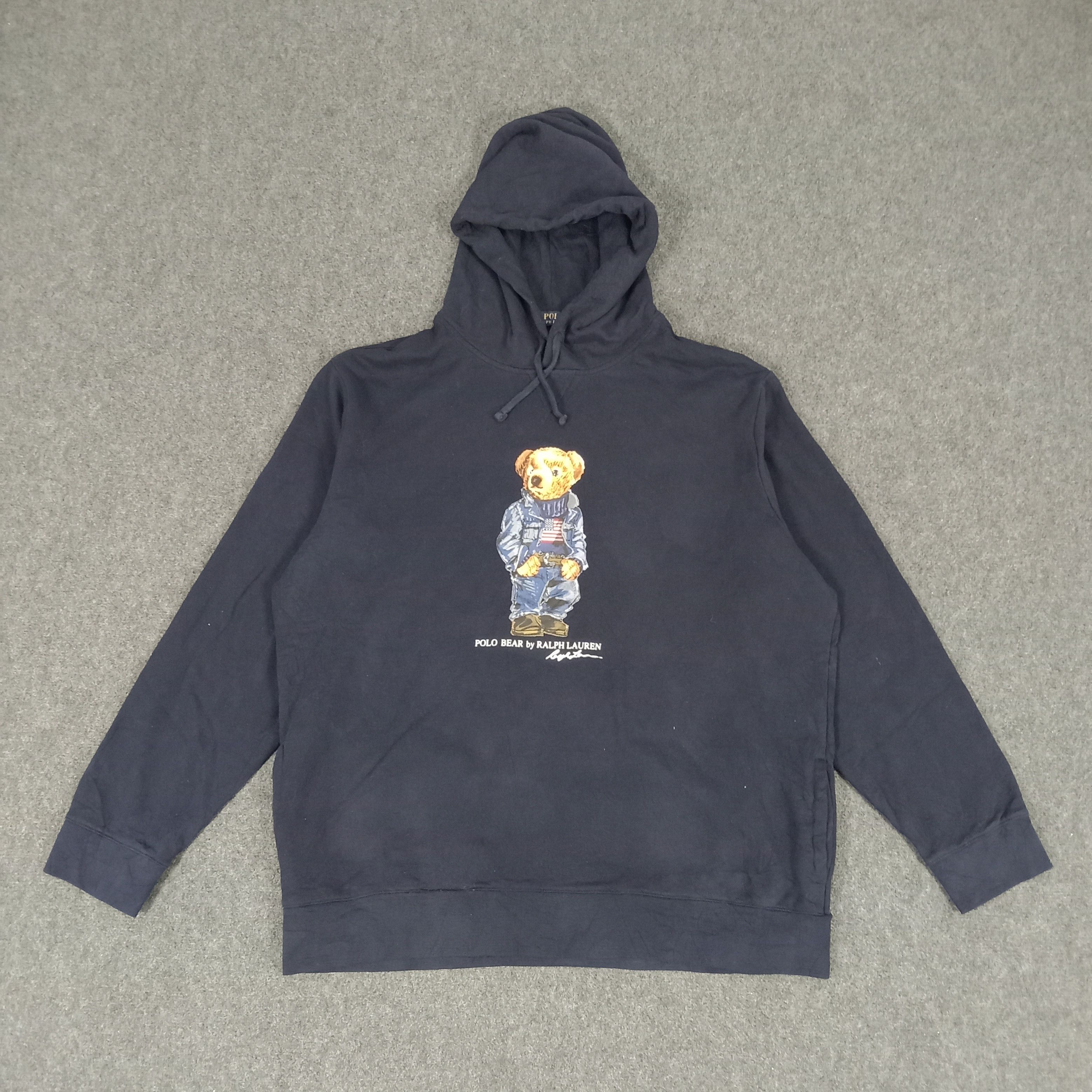 Polo Ralph Lauren × Vintage Polo Bear By Ralph Lauren Sweatshirt Hoodies Size US XXL / EU 58 / 5 - 1 Thumbnail