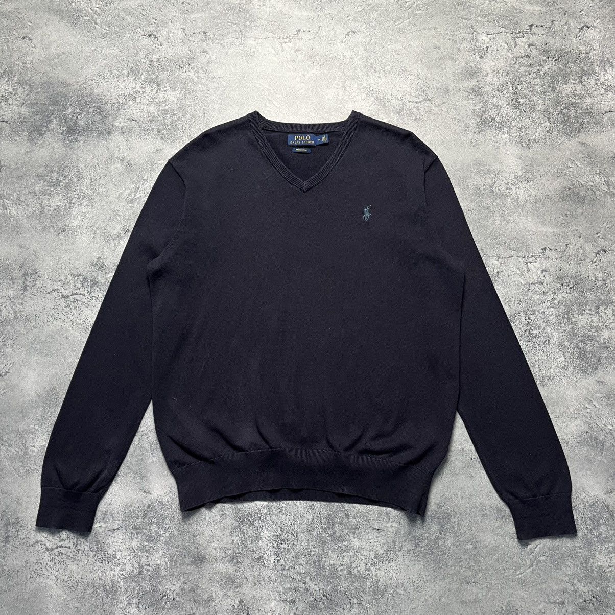 Polo Ralph Lauren × Vintage Vintage Polo Ralph Lauren Sweater V-Neck Streetwear Y2K Size US M / EU 48-50 / 2 - 1 Thumbnail