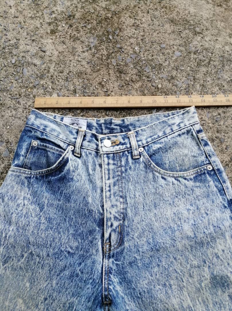 Edwin × Vintage Vintage Edwin YT1431 Acid Washed Denim Jeans Size US 26 / EU 42 - 4 Thumbnail