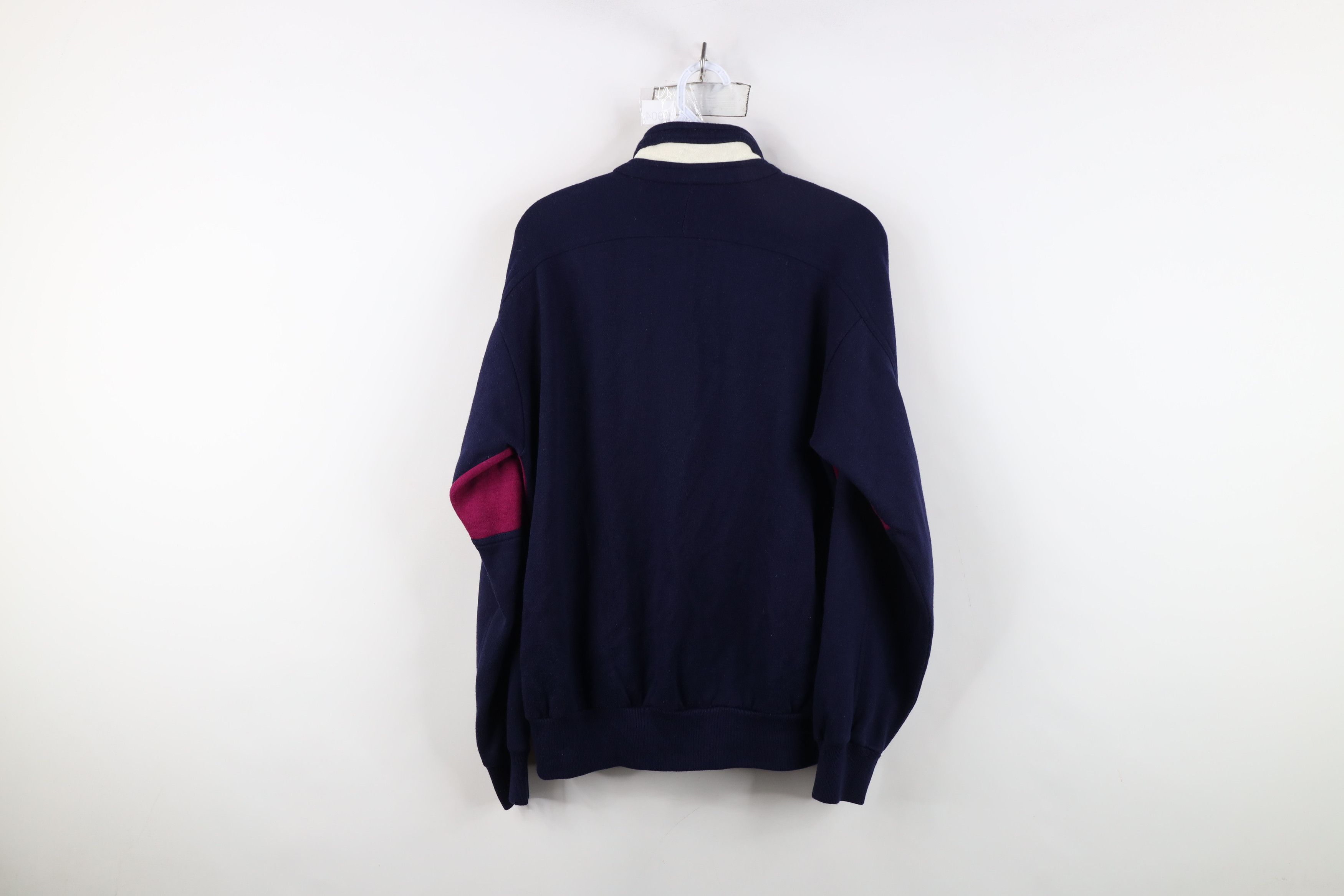 Vintage Vintage 90s Streetwear Block Tennis Track Warm Up Jacket Size M / US 6-8 / IT 42-44 - 12 Thumbnail