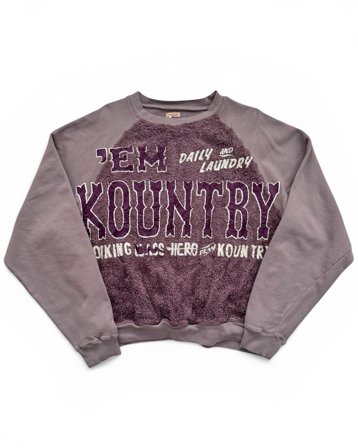 Kapital Kountry Grizzly Crewneck Fleece Jumper Size US L / EU 52-54 / 3 - 1 Thumbnail