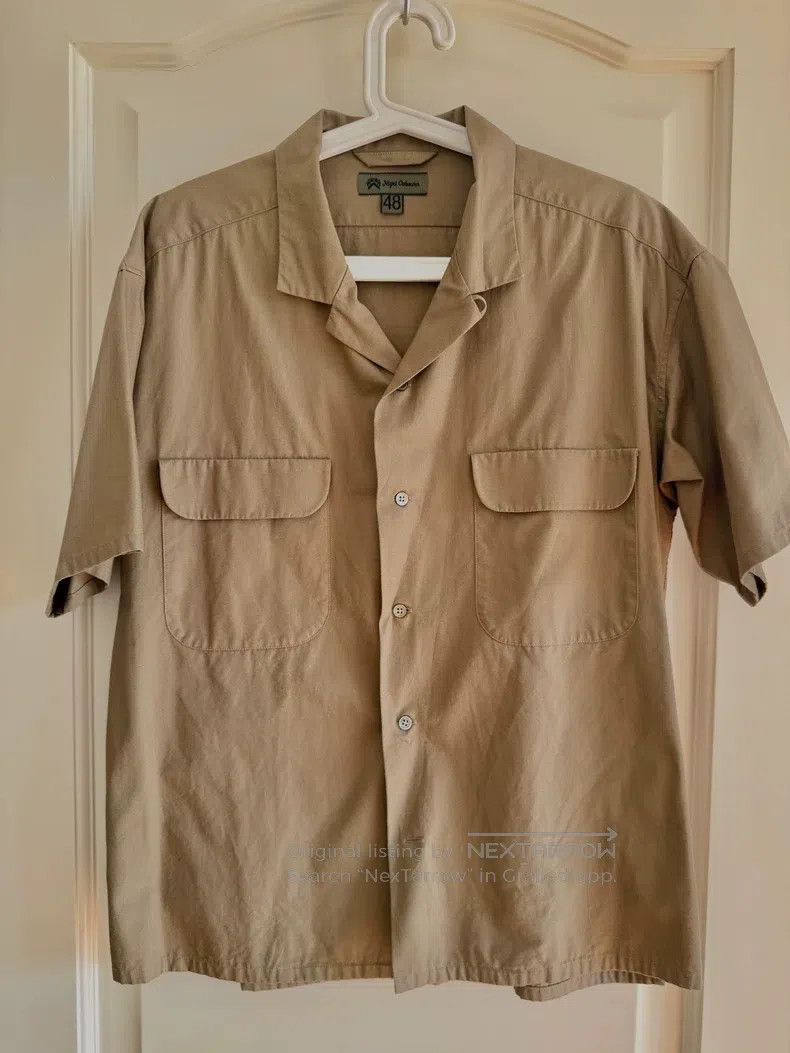 Nigel Cabourn Nigel Cabourn Short Sleeve Navy Shirt Size US M / EU 48-50 / 2 - 1 Thumbnail