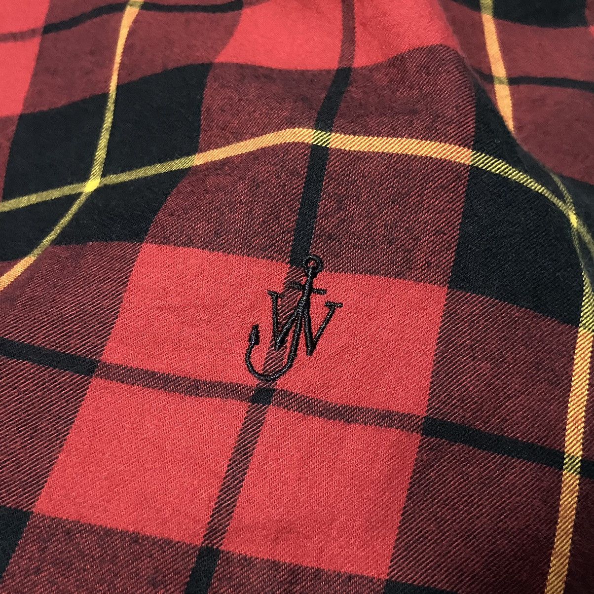 Flannel × JW Anderson × Uniqlo Uniqlo x JW.Anderson Checker Flannel Half Button Size US L / EU 52-54 / 3 - 6 Thumbnail