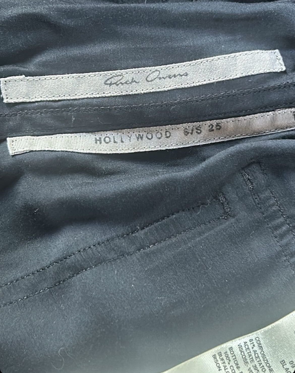 Rick Owens Rick Owens S/S 25’ Mainline ‘Berlin’ Pants Size US 30 / EU 46 - 5 Thumbnail