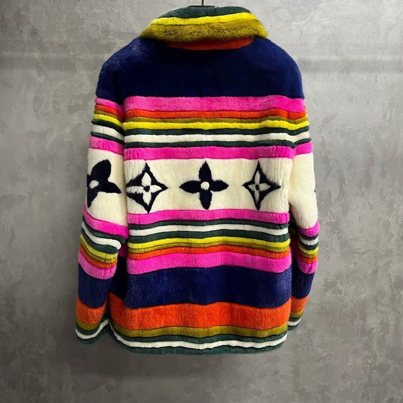 Louis Vuitton louis vuitton's latest multicolor patchwork striped jacket- Size US XL / EU 56 / 4 - 5 Thumbnail