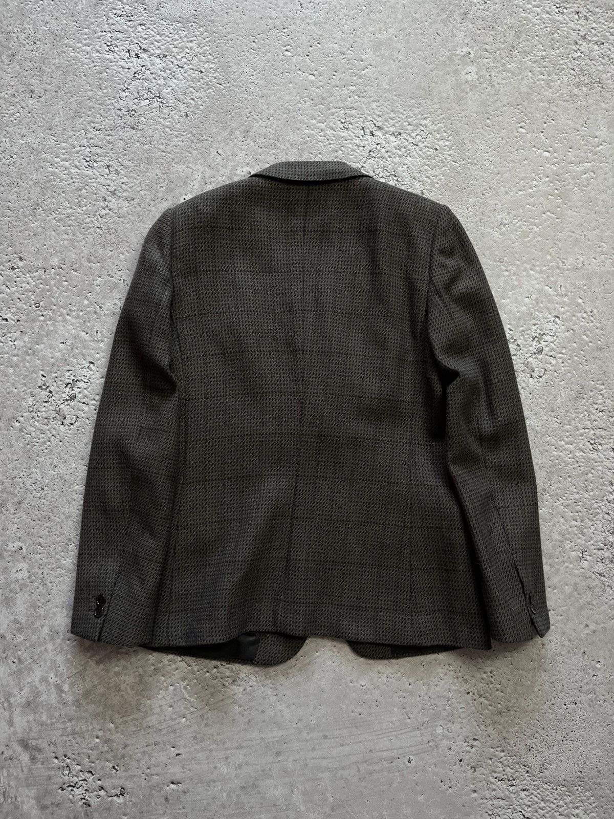 Belvest × Vintage Belvest Italy men’s blazer jacket wool checkered vintage 90s Size 34R - 11 Thumbnail