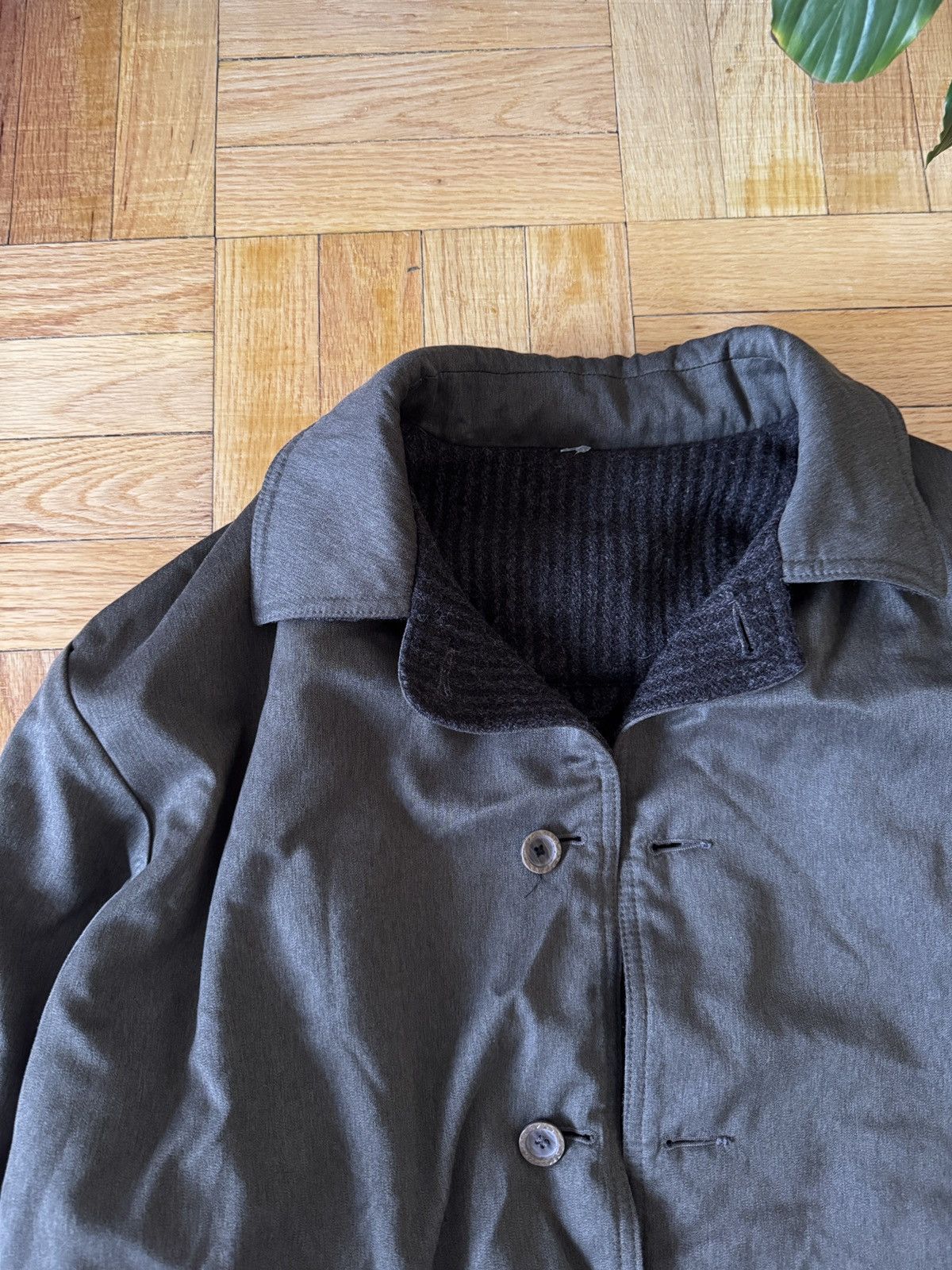 Other Olive Green Fleece/Wool Lined Jacket Size L Size US L / EU 52-54 / 3 - 2 Thumbnail