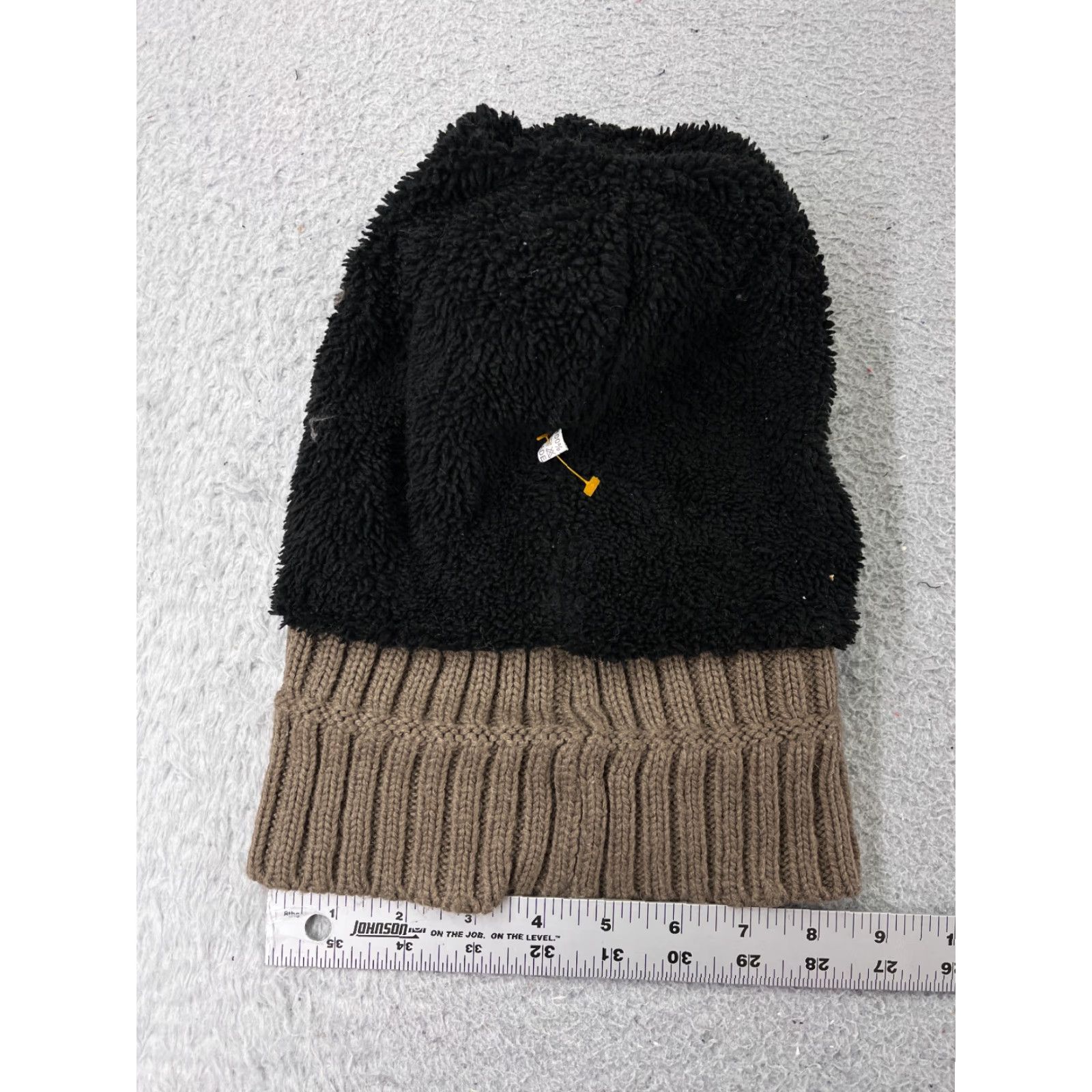 Vintage Womens Beanie Hat Knit Brown 100% Acrylic Lined One Size Winter Ski Pom Beanie Women Adult One Size Brown Knit Accessories Outdoors Skiing Mens/Womens Size ONE SIZE - 6 Thumbnail