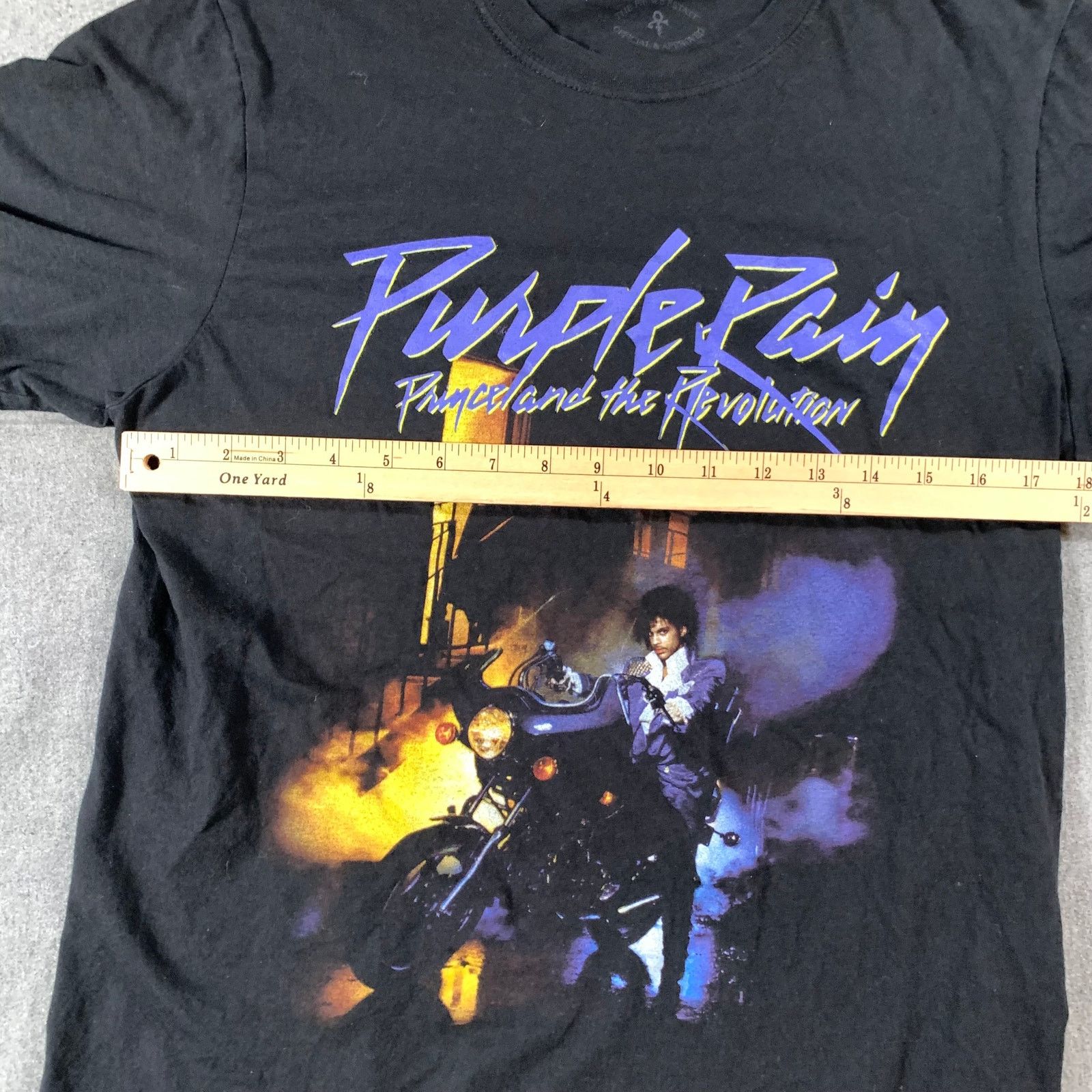 Other Purple Rain Shirt Women Medium Black Short Sleeve Size M / US 6-8 / IT 42-44 - 5 Thumbnail