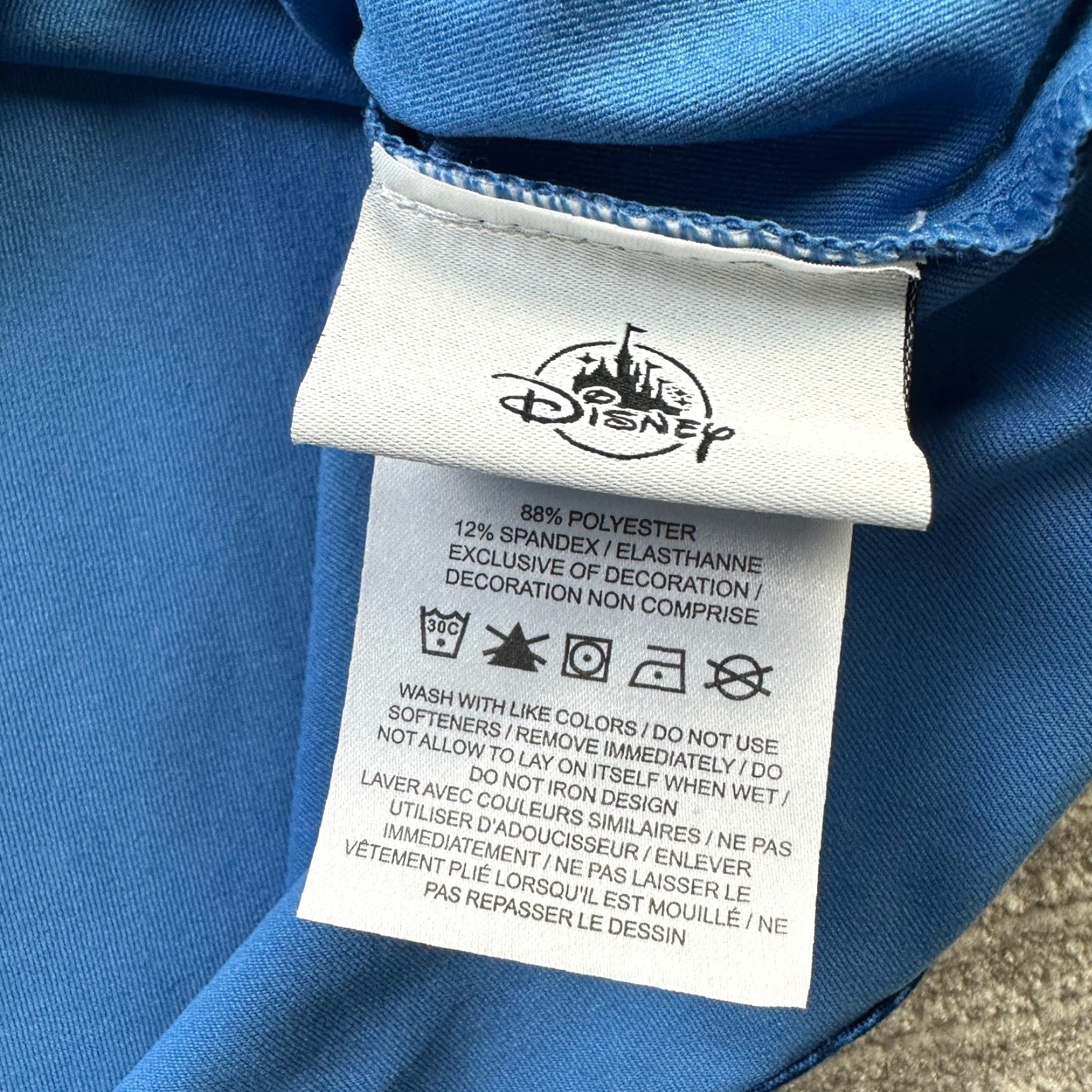 Nike VINTAGE Nike Disney Polo Shirt Mens S Blue Orange Mickey Logo Size US S / EU 44-46 / 1 - 7 Thumbnail
