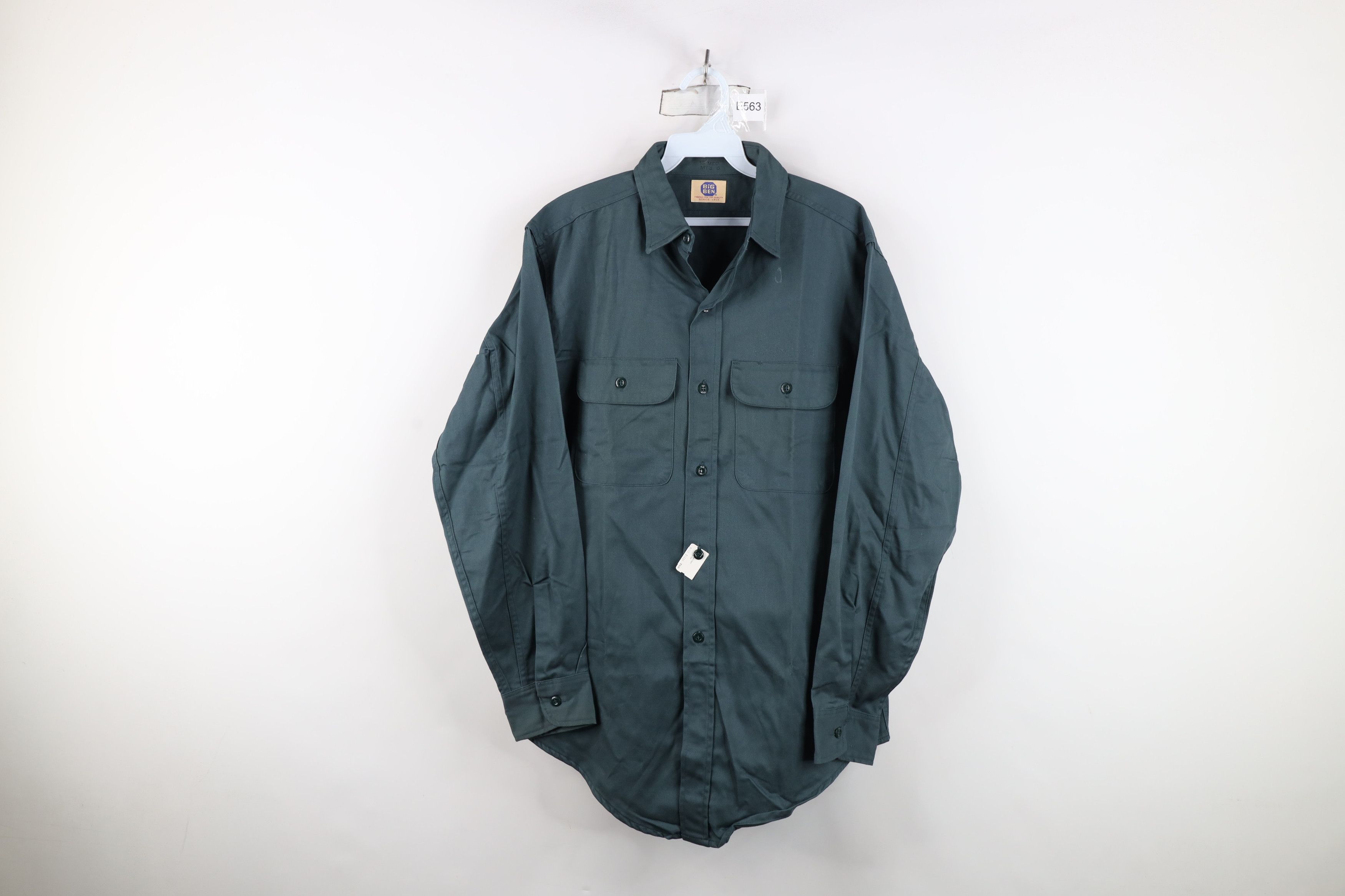 Vintage Deadstock Vintage 50s Big Ben Sanforized Workwear Shirt Size US M / EU 48-50 / 2 - 1 Thumbnail
