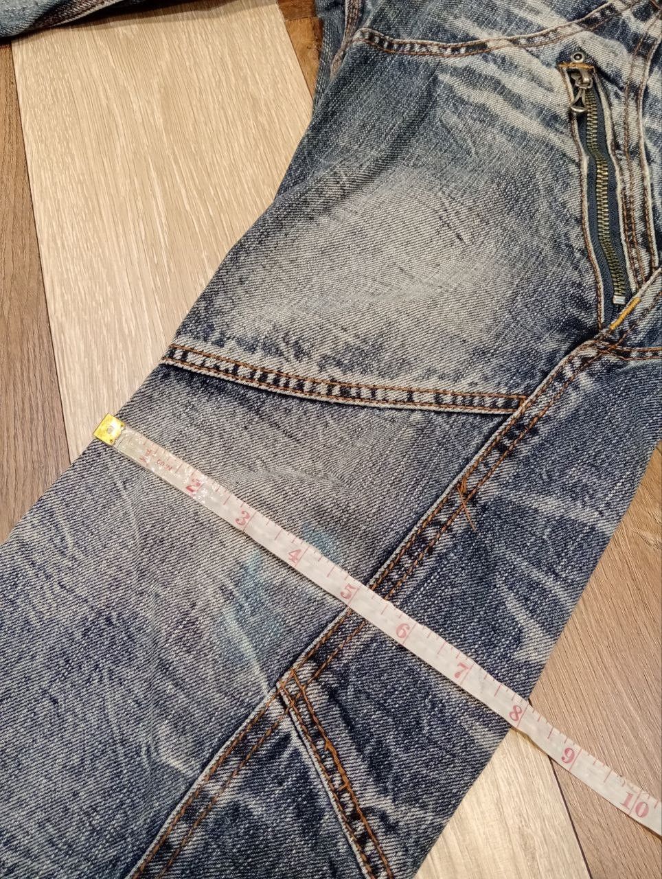 Nicole Club JAPANESE NICOLE CLUB FOR MEN BLUE DENIM FLARED PANTS Size US 30 / EU 46 - 20 Thumbnail
