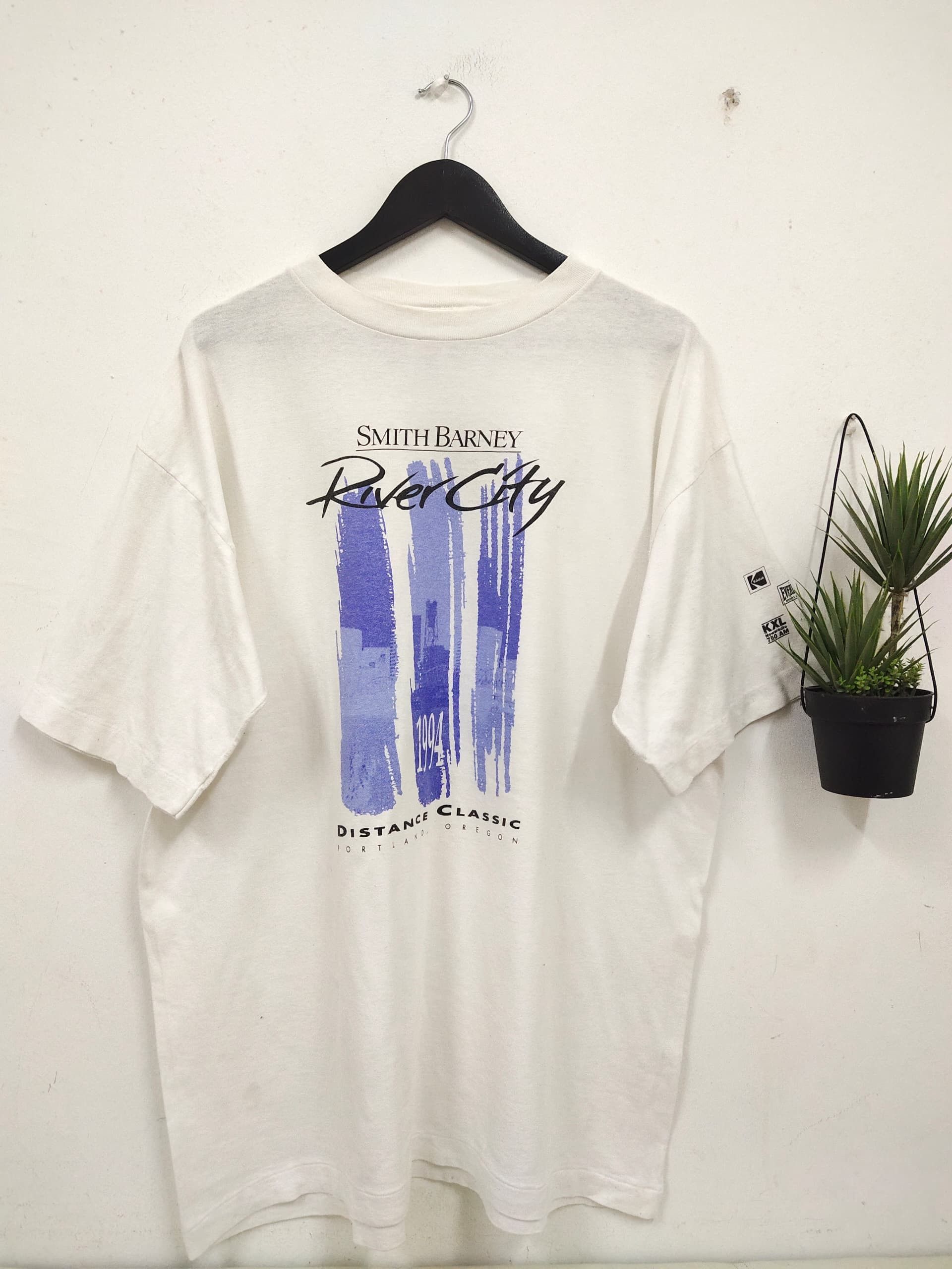 Adidas Vintage 1994 Adidas Runner single stich t shirt Size US XL / EU 56 / 4 - 6 Thumbnail