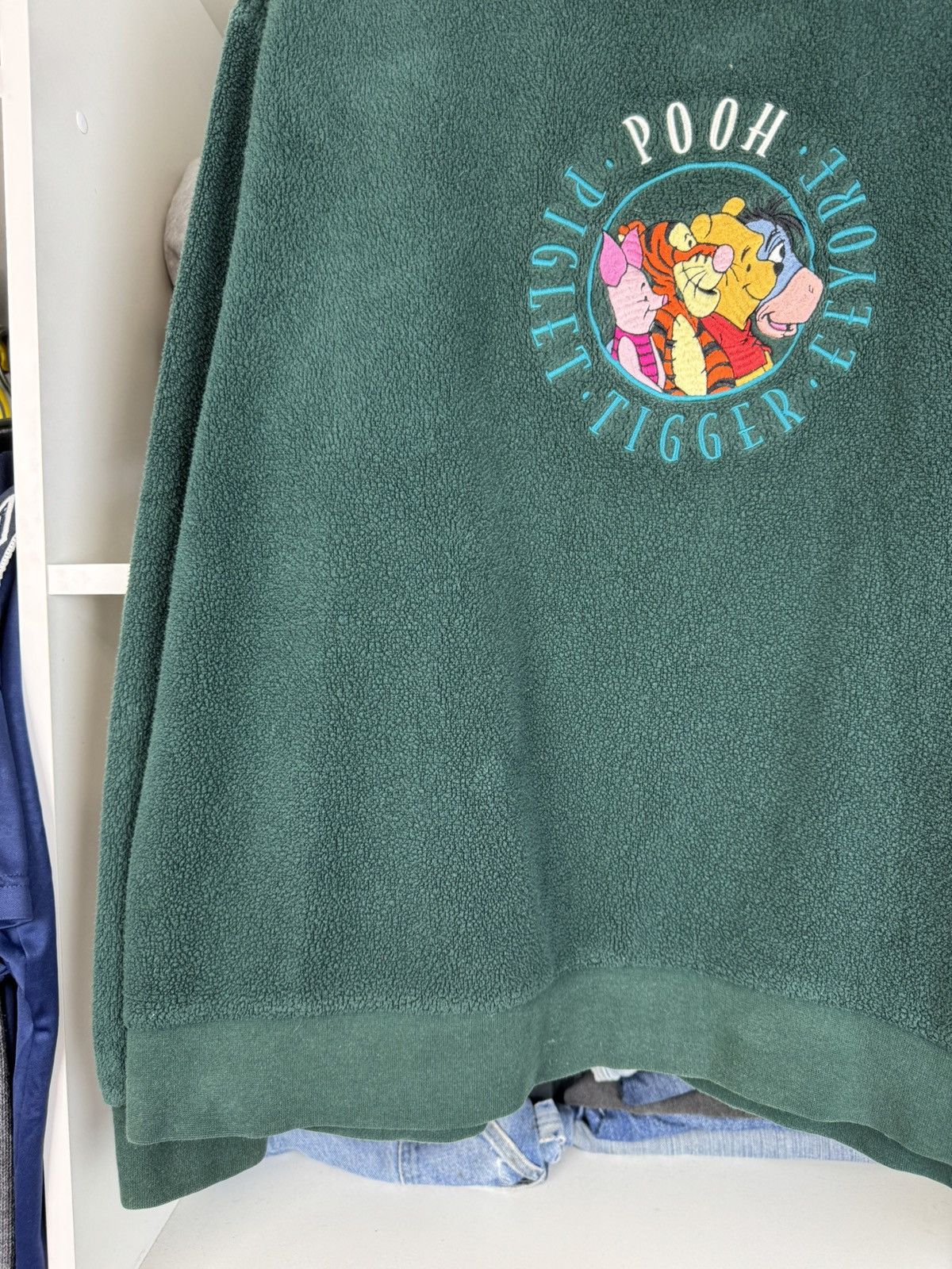 Disney Vintage Disney Winnie the Pooh & Friends Fleece Sweatshirt Size US M / EU 48-50 / 2 - 9 Thumbnail