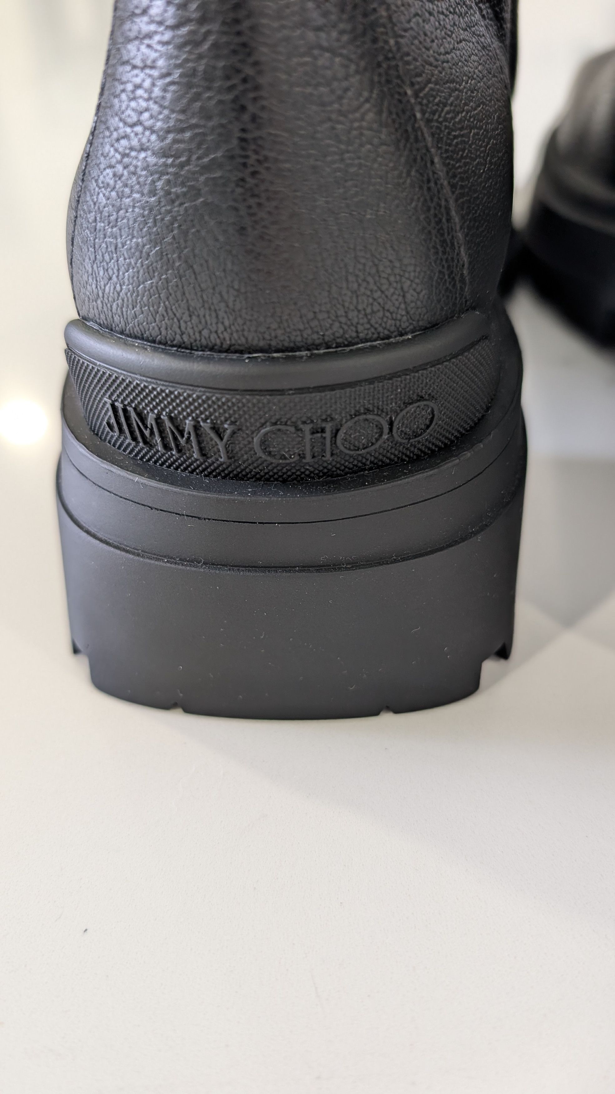Jimmy Choo Jimmy Choo Noemi 45 Leather Pearl Combat Size 41.5 Boots Size US 11 / IT 41 - 7 Thumbnail