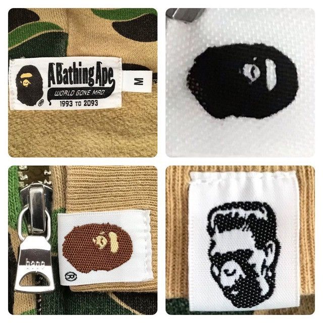 Bape BAPE ABC camo green shark full zip hoodie a bathing ape Size US M / EU 48-50 / 2 - 8 Thumbnail